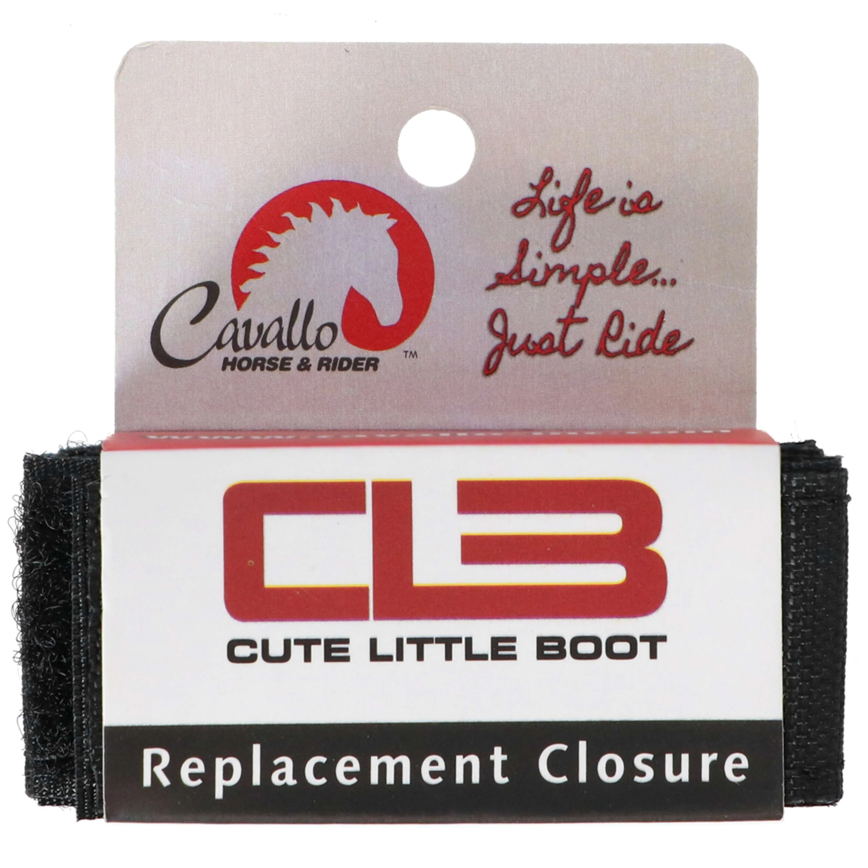 F.R.A. Cavallo Horse & Rider Velcro CLB Nero - Image 2
