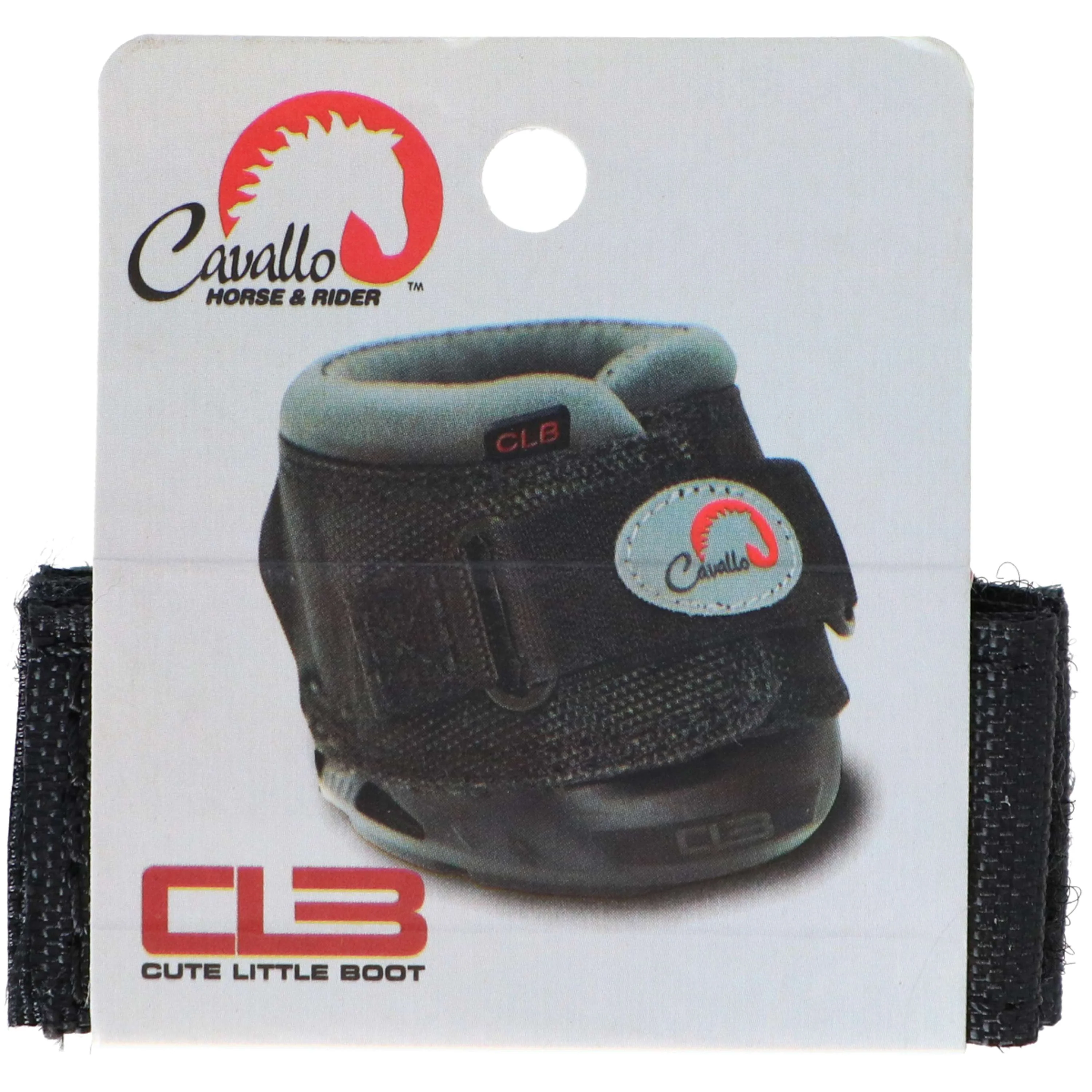 F.R.A. Cavallo Horse & Rider Velcro CLB Nero - Image 3