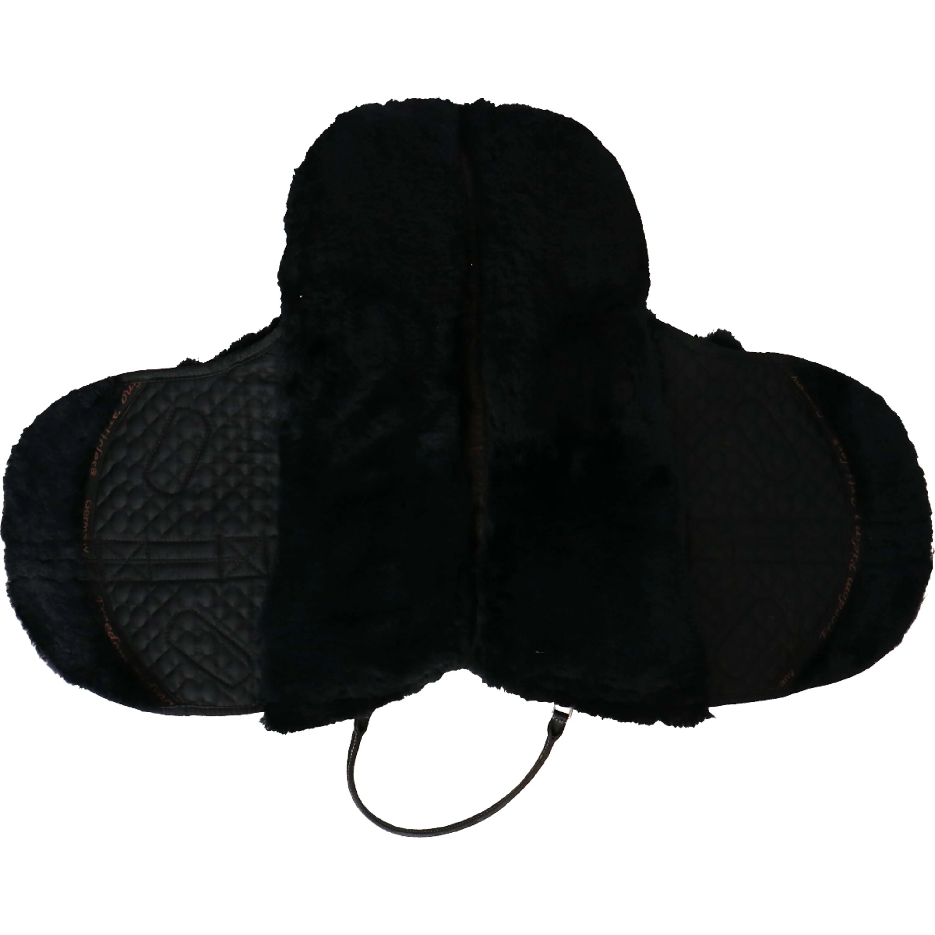 F.R.A. Cuscino per monta a pelo Macon Extra Merino Nero - Image 3