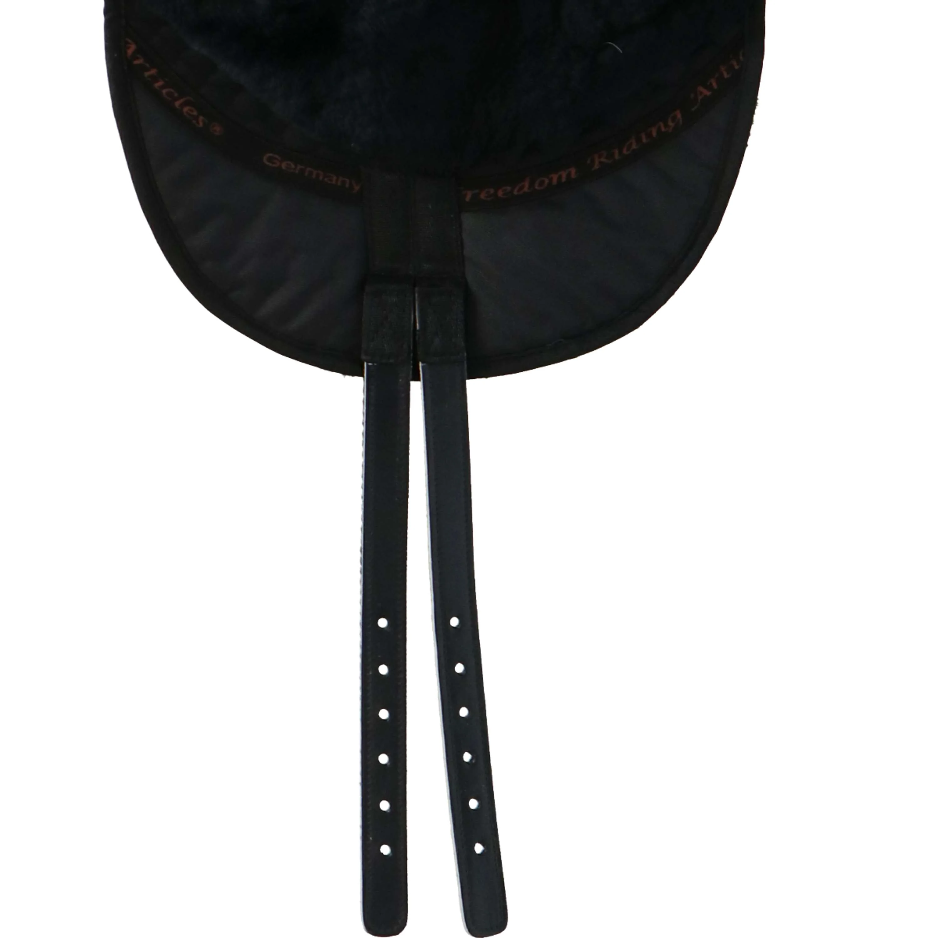 F.R.A. Cuscino per monta a pelo Macon Extra Merino Nero - Image 4