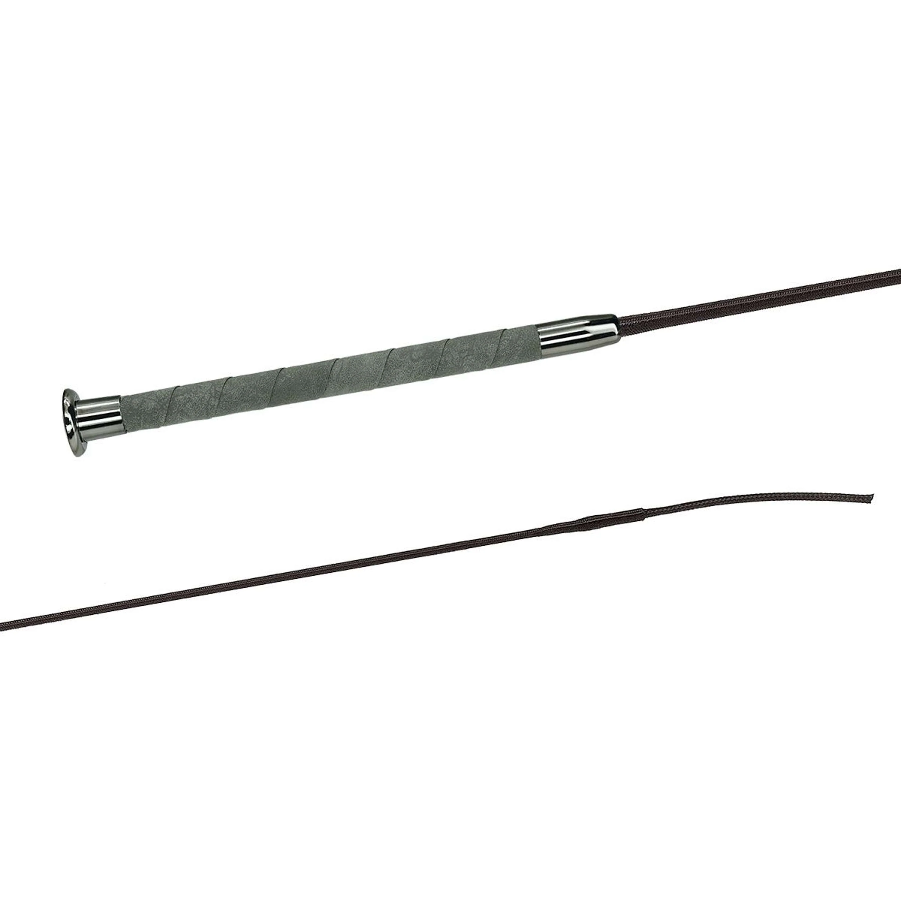 Fleck Frustino da dressage Softex-Grip Grigio