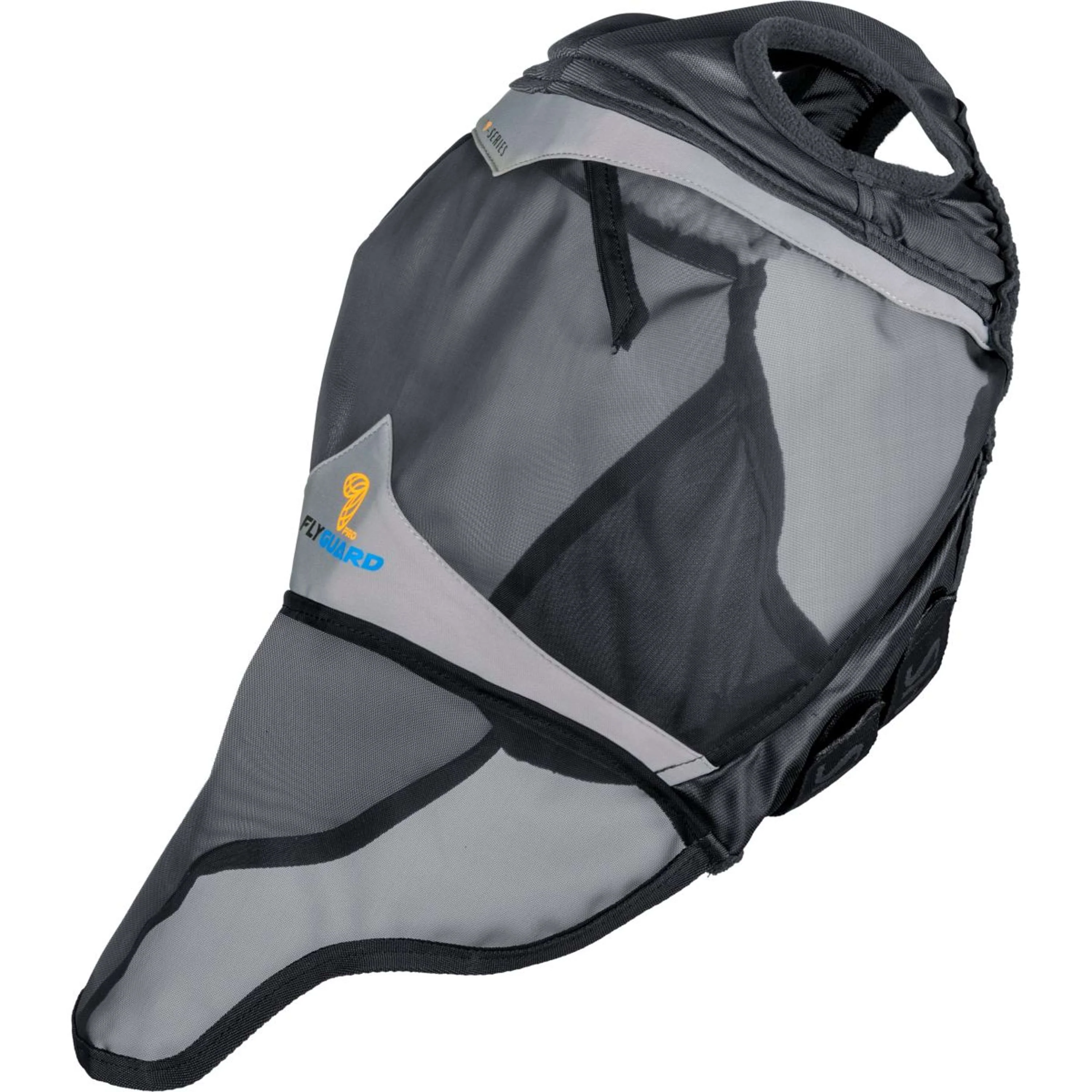 FlyGuard by Shires Maschera per Mosche Pro Fine Mesh met Ooruitsparing en Neusflap Jet - Image 2