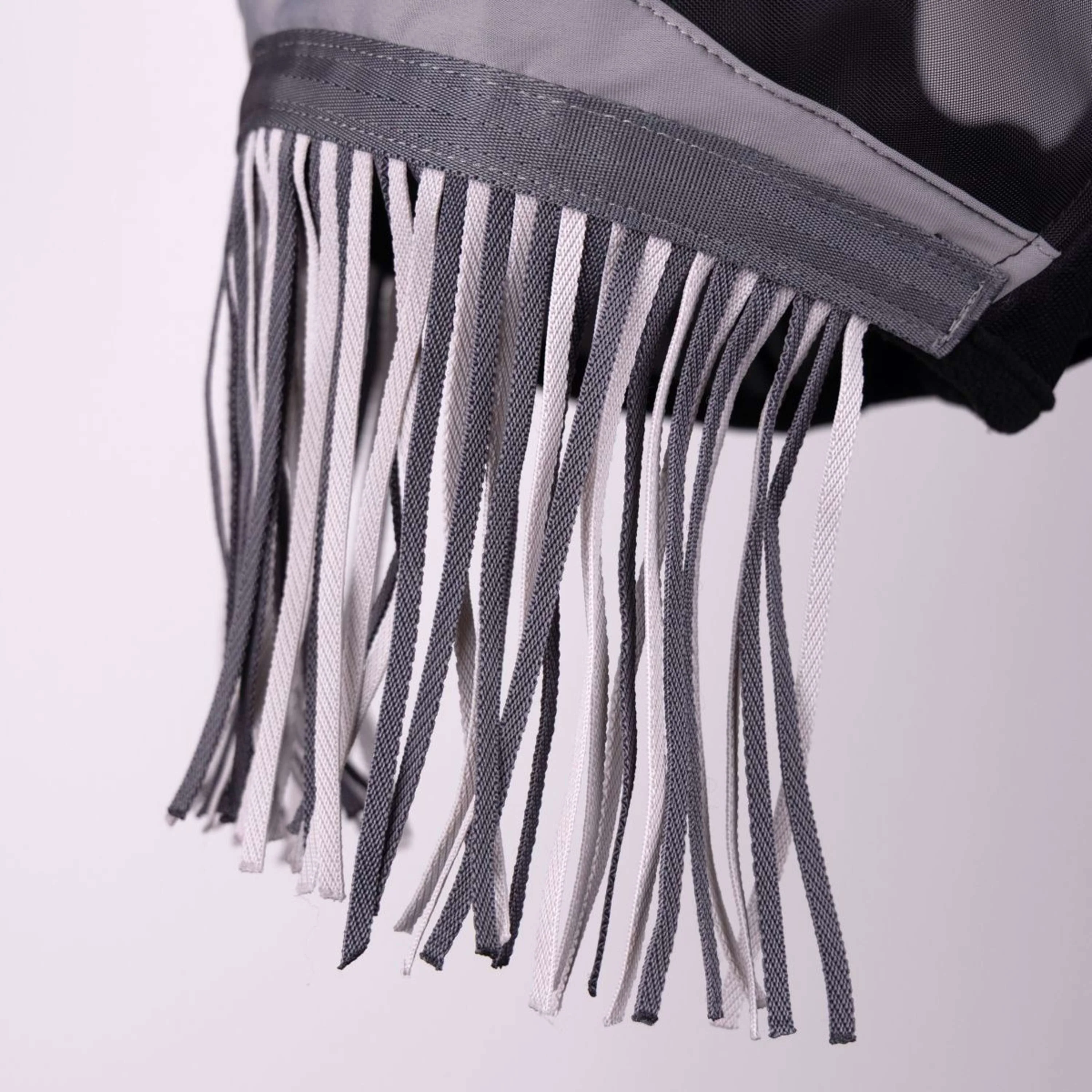 FlyGuard by Shires Maschera per Mosche Pro Fine Mesh Senza orecchie con Frange Jet - Image 5