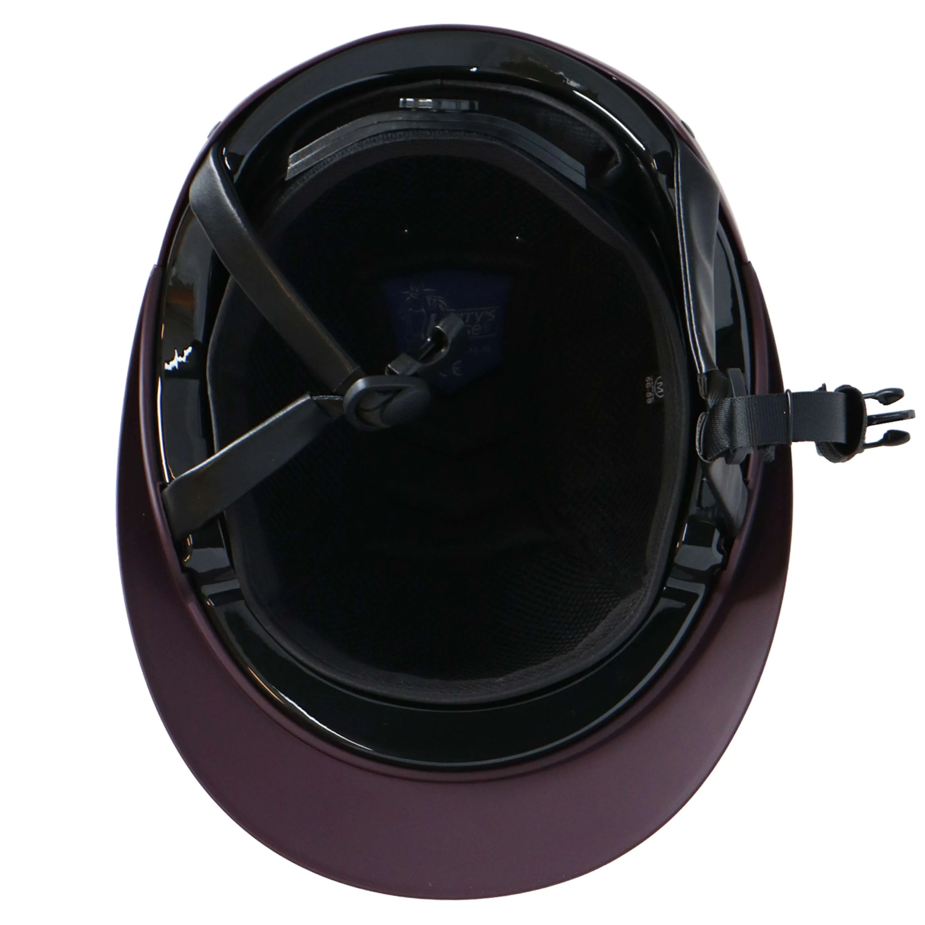 Harry's Horse Casco da equitazione Mont Blanc Sparkle Bordeaux/Rosegold - Image 7