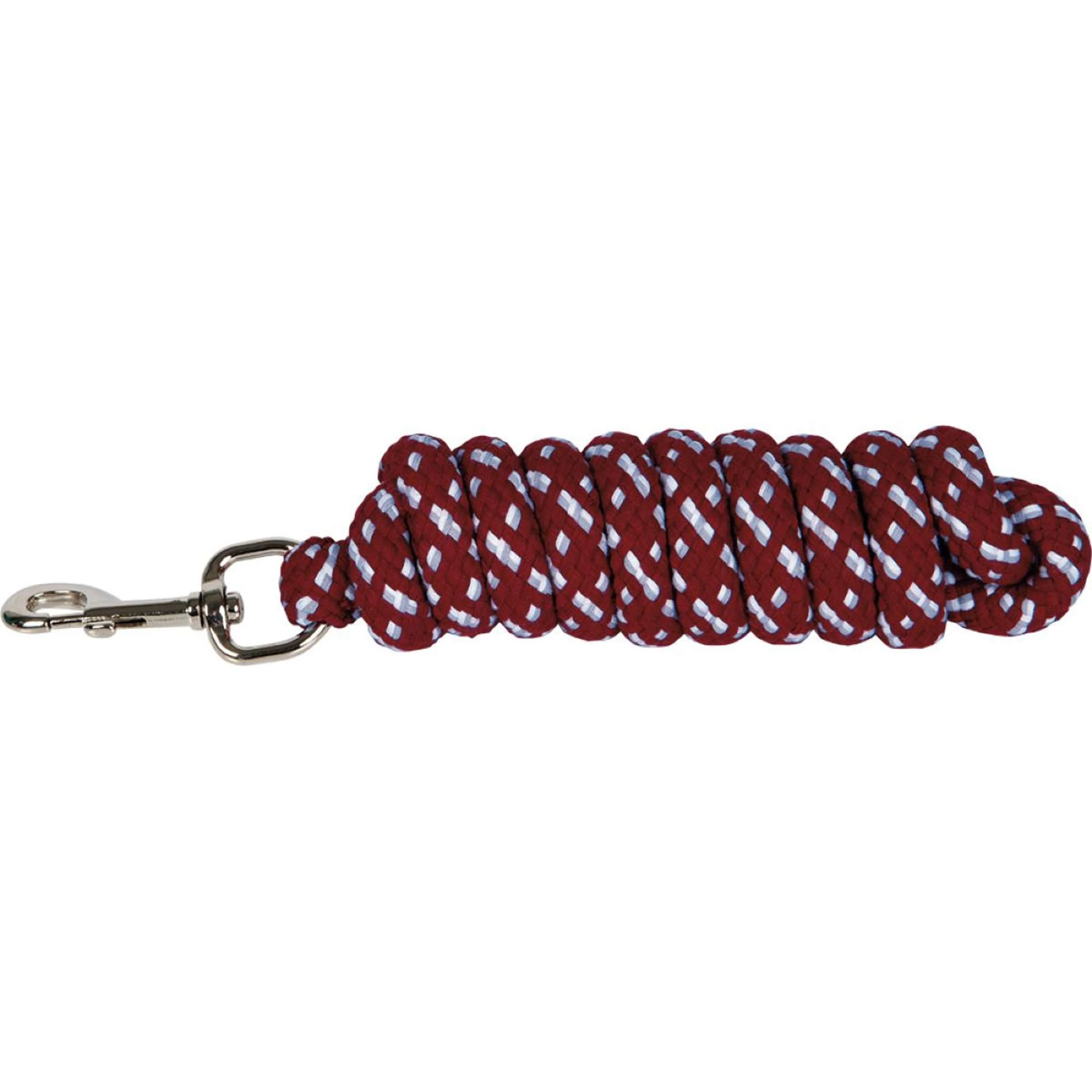 Harry's Horse Corda per cavezza Mounty Bordeaux/Bianco/Grigio