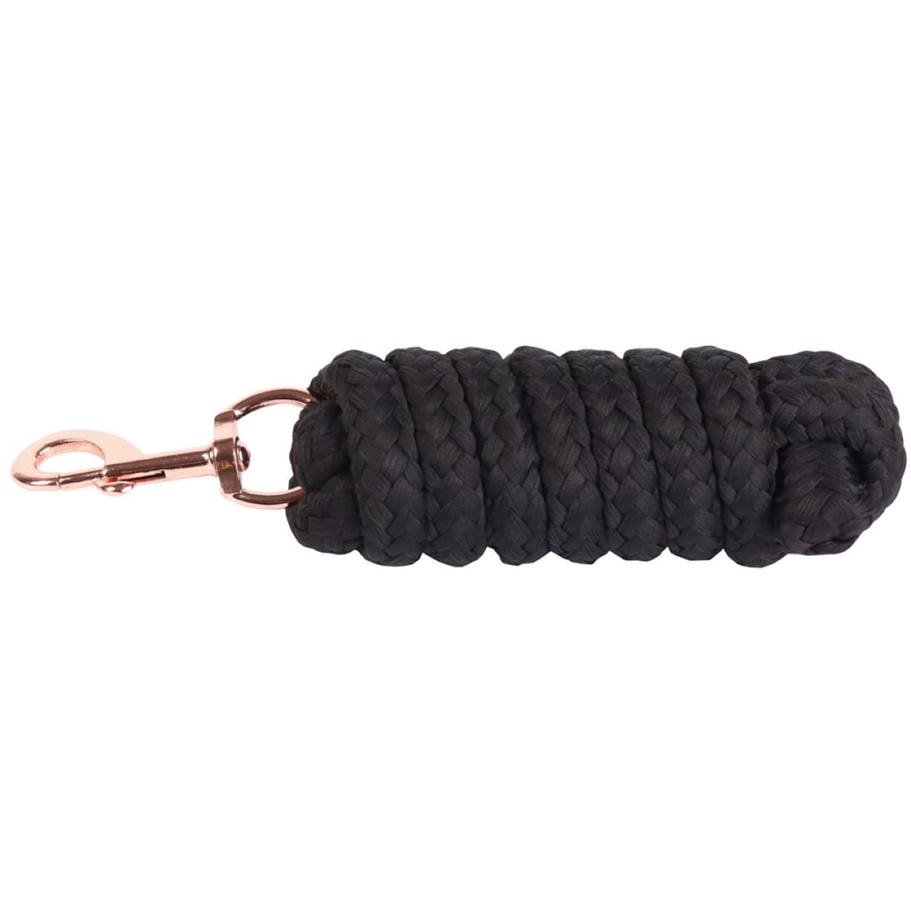 Harry's Horse Corda per cavezza Soft Musketon Rosegold 1.8m Nero - Image 2