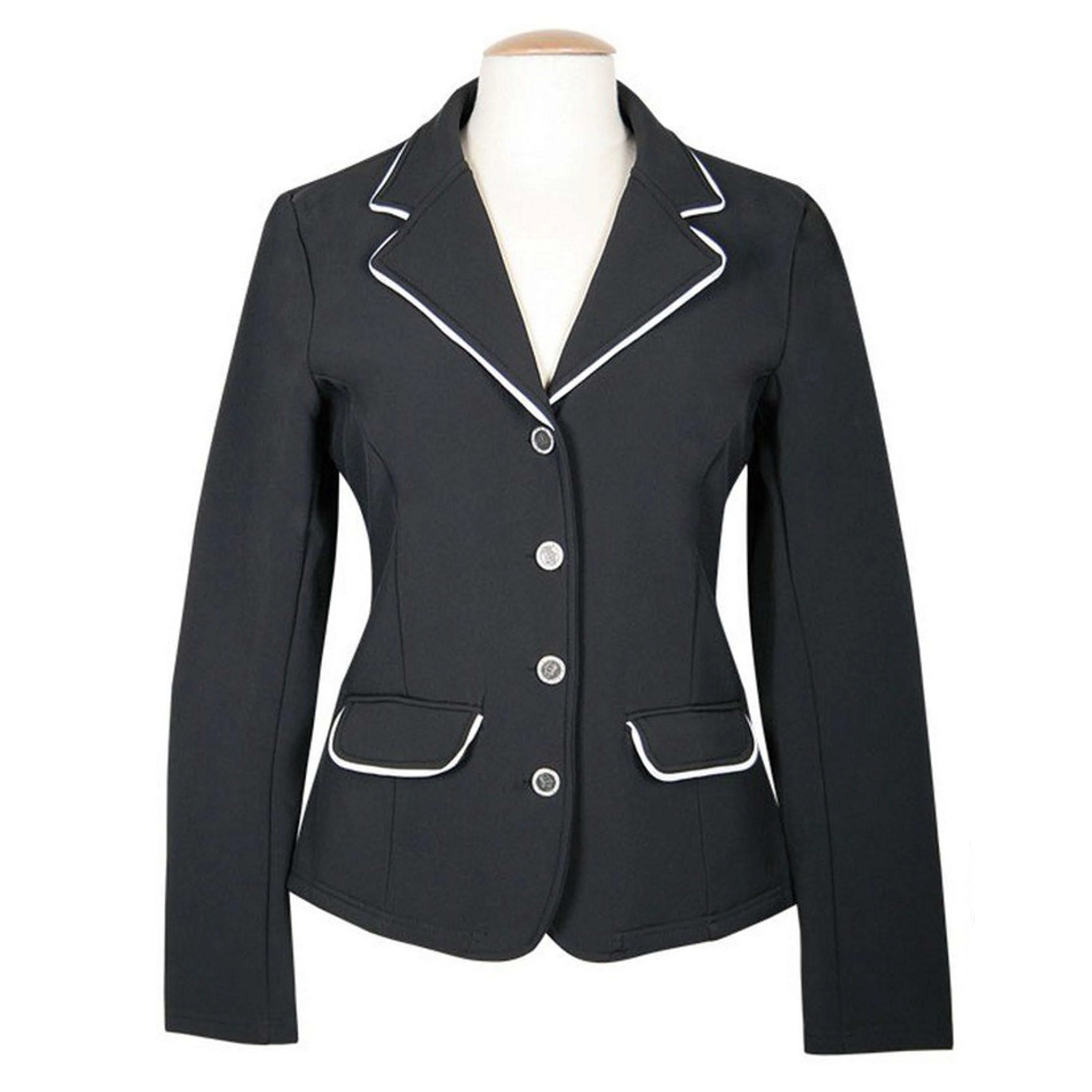 Harry's Horse Giacca da Equitazione St. Tropez Softshell Nero