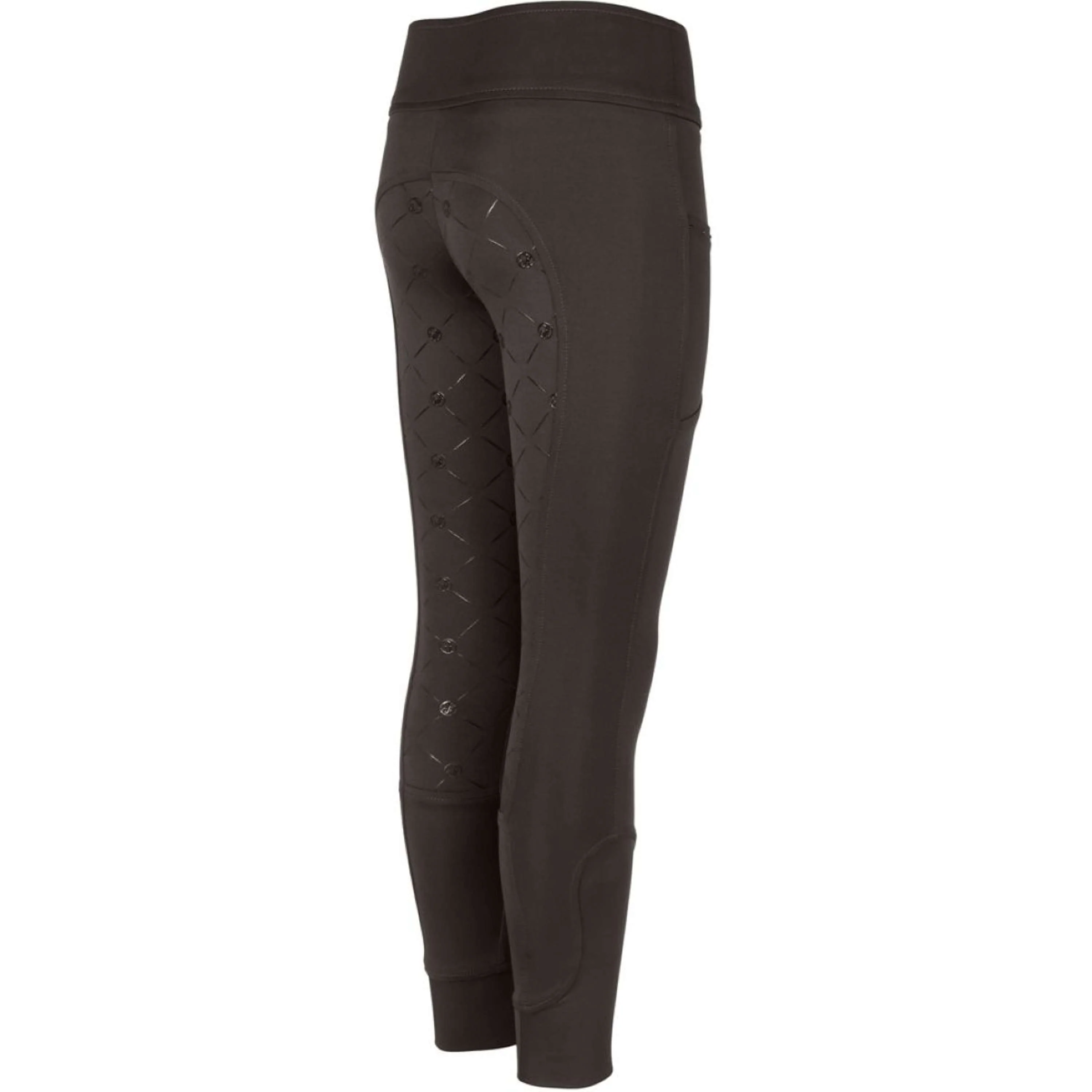 Harry's Horse Leggings da Equitazione Equitights Rookie Full Grip Marrone - Image 2