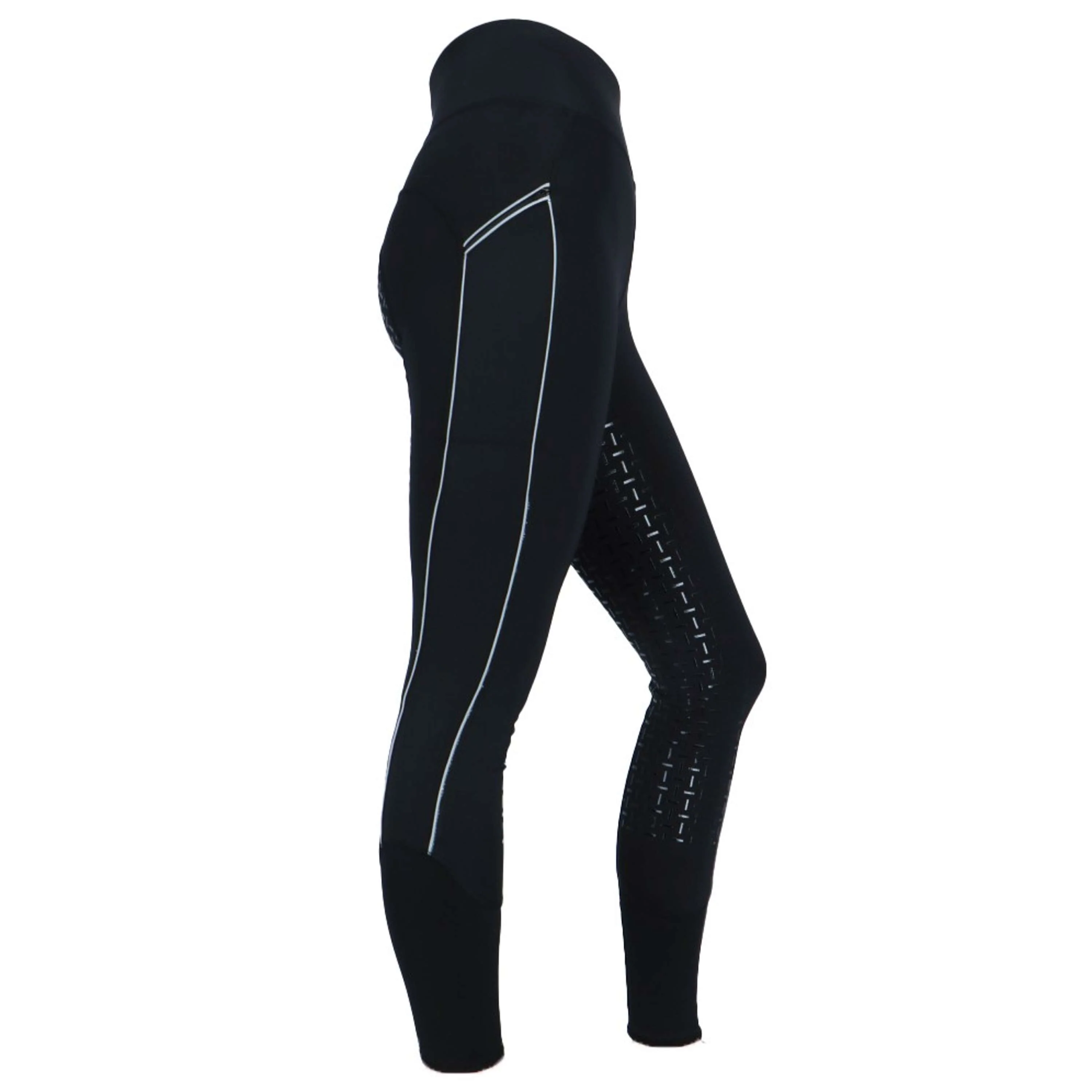 Harry's Horse Calzoni Equitights Full Grip Bambini Nero - Image 4