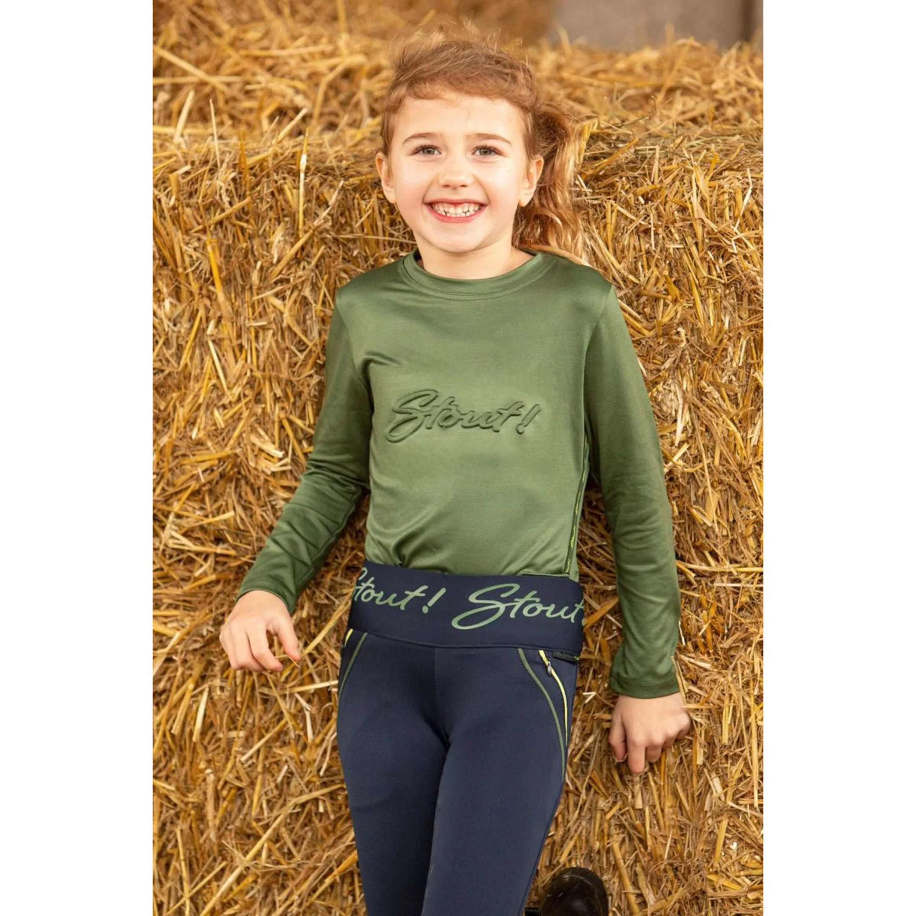 Harry's Horse Maglietta STOUT! Lime Verde militare - Image 3
