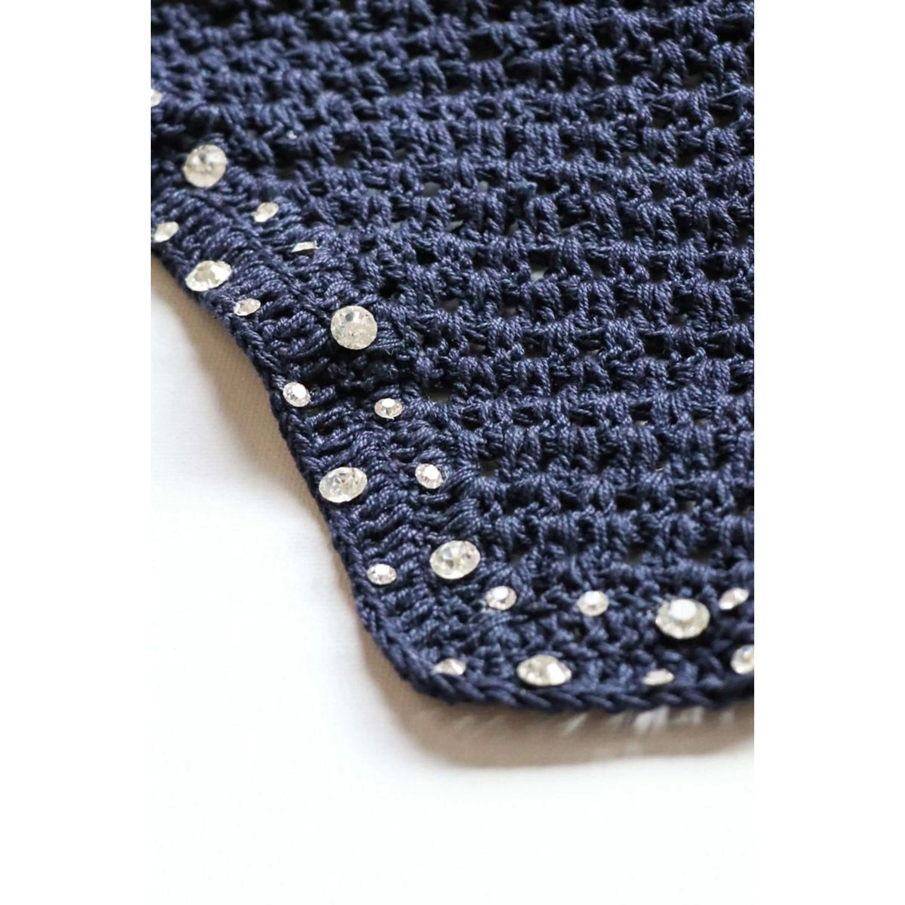 HB Cuffietta con pietre Trydac Swarovski Navy - Image 2