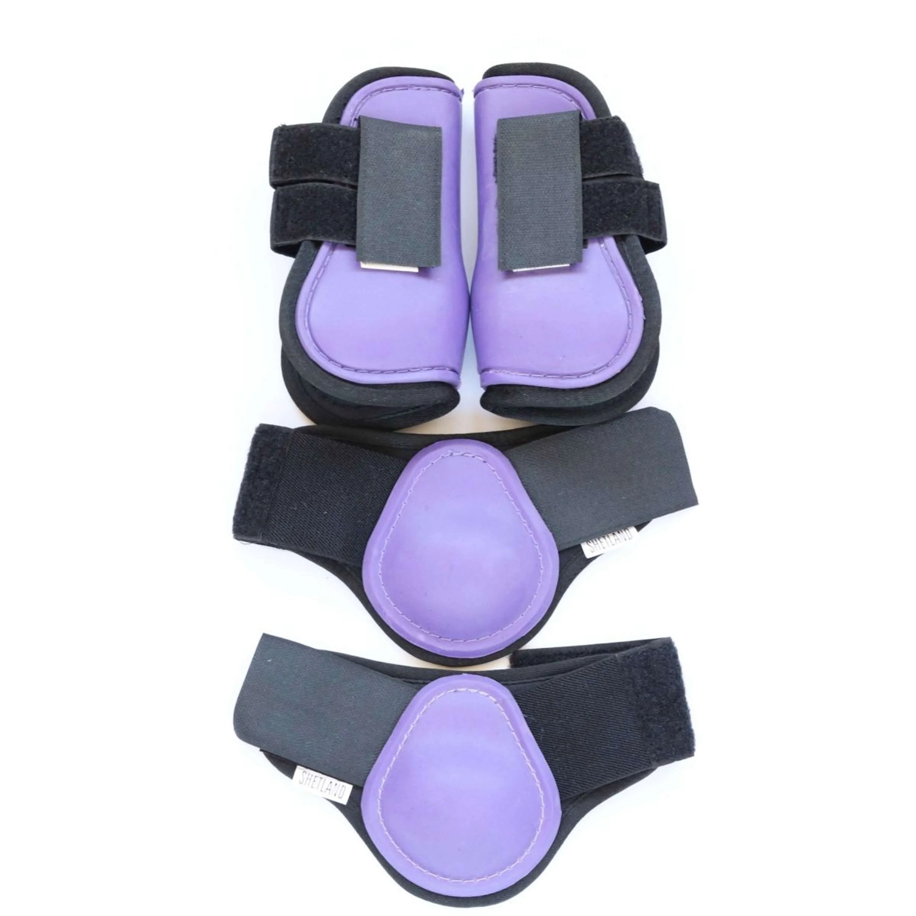 HB Set di Protezioni per Gambe Viola