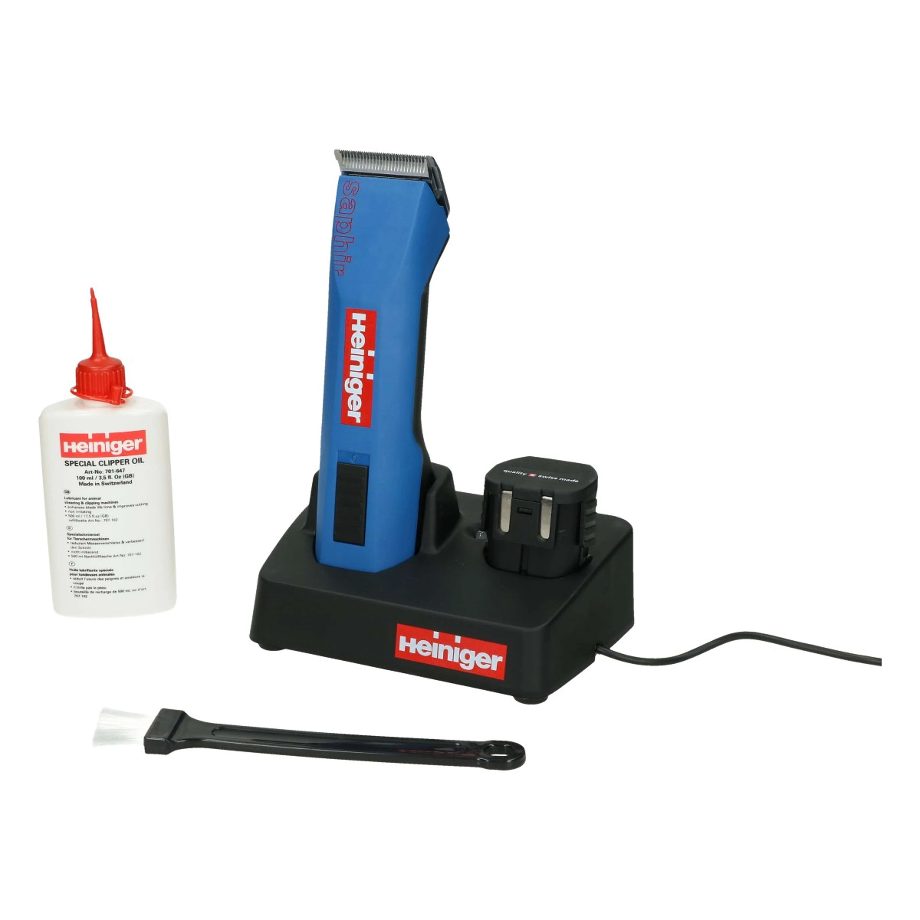 Heiniger Saphir Accu Trimmer 7,4v/35w con 2 batterie - Image 4