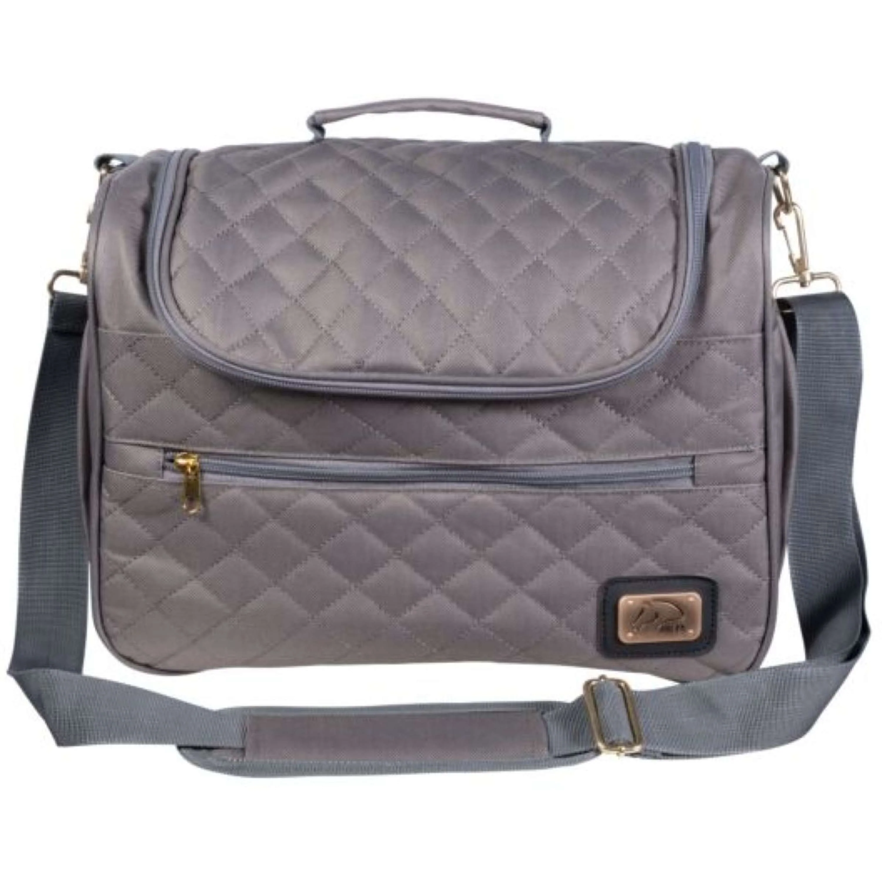 HKM Borsa per la Toelettatura Berry Tortora/Oro