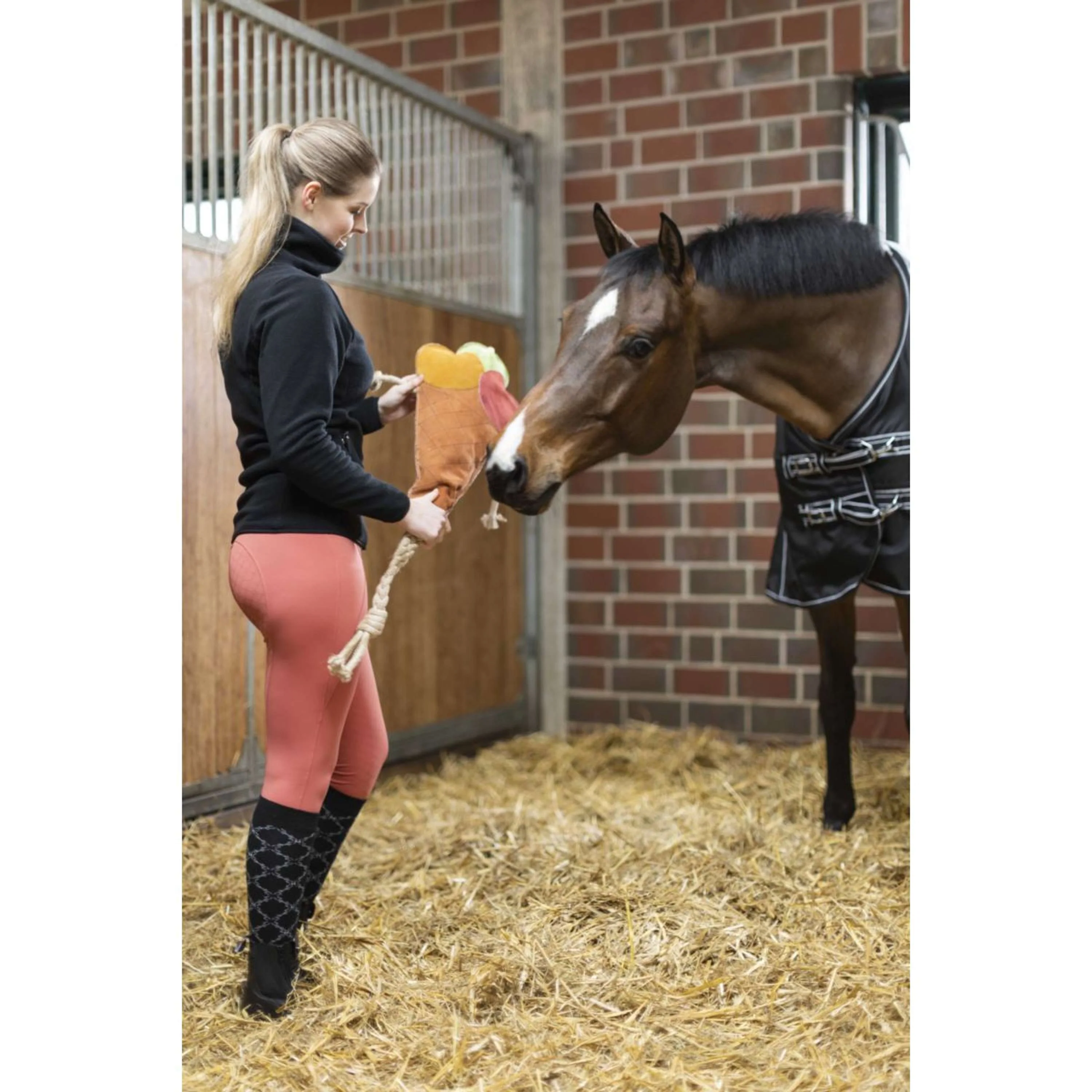 HKM Cavallo di Peluche Ice Cream Arancia