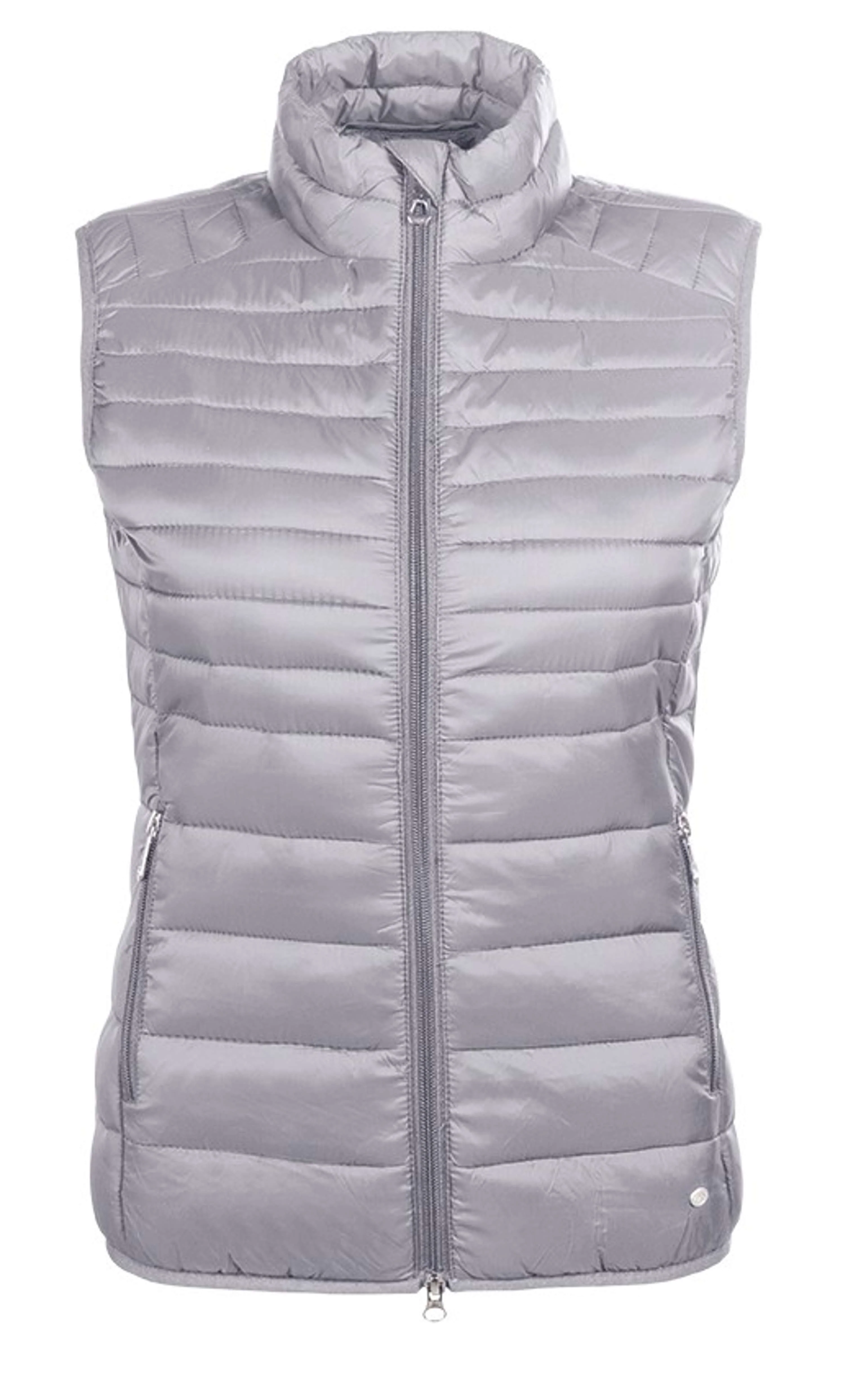 HKM Felpa con cappuccio e zip Lena Grigio pietra