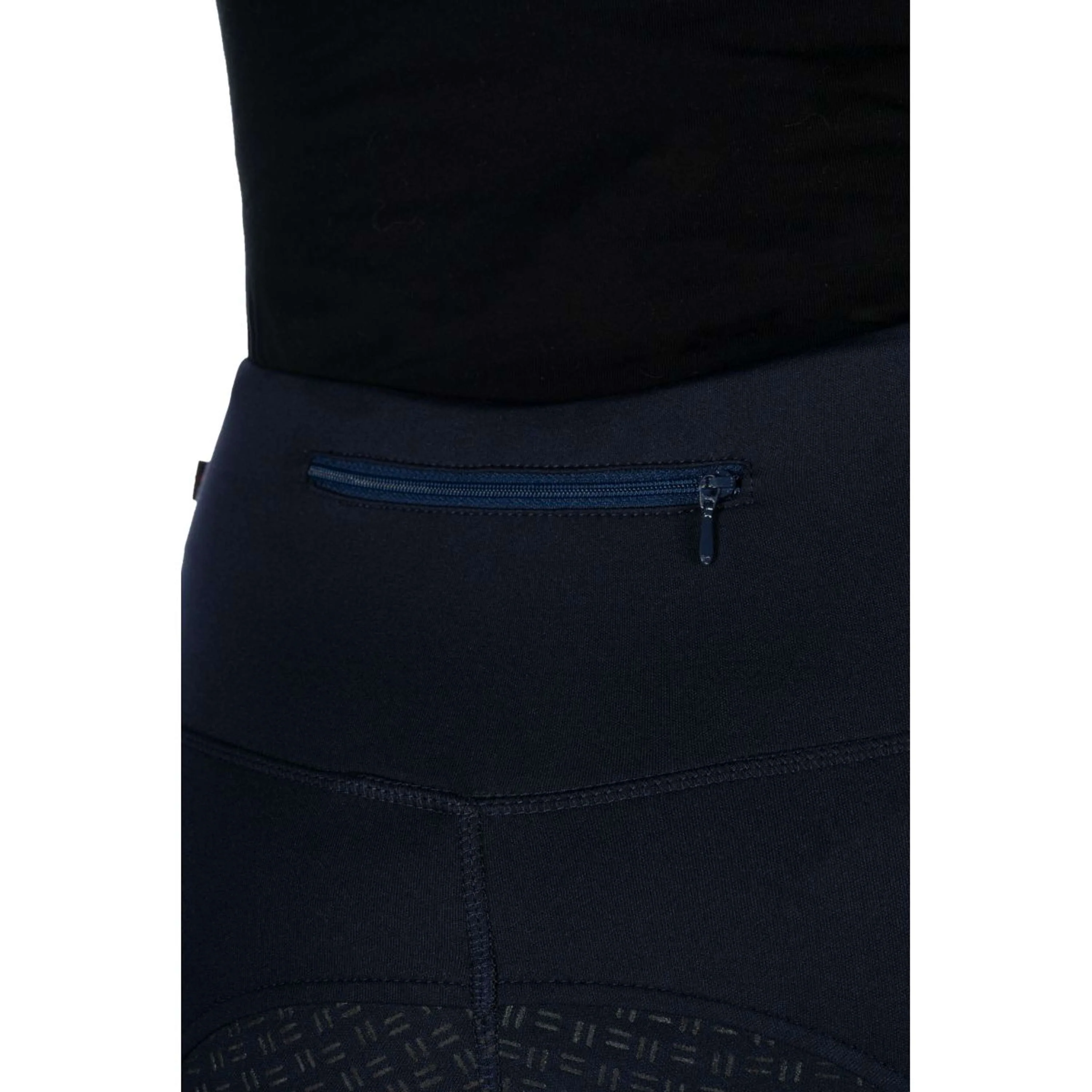 HKM Leggings da Equitazione Cosy II Full Grip Blu scuro - Image 7