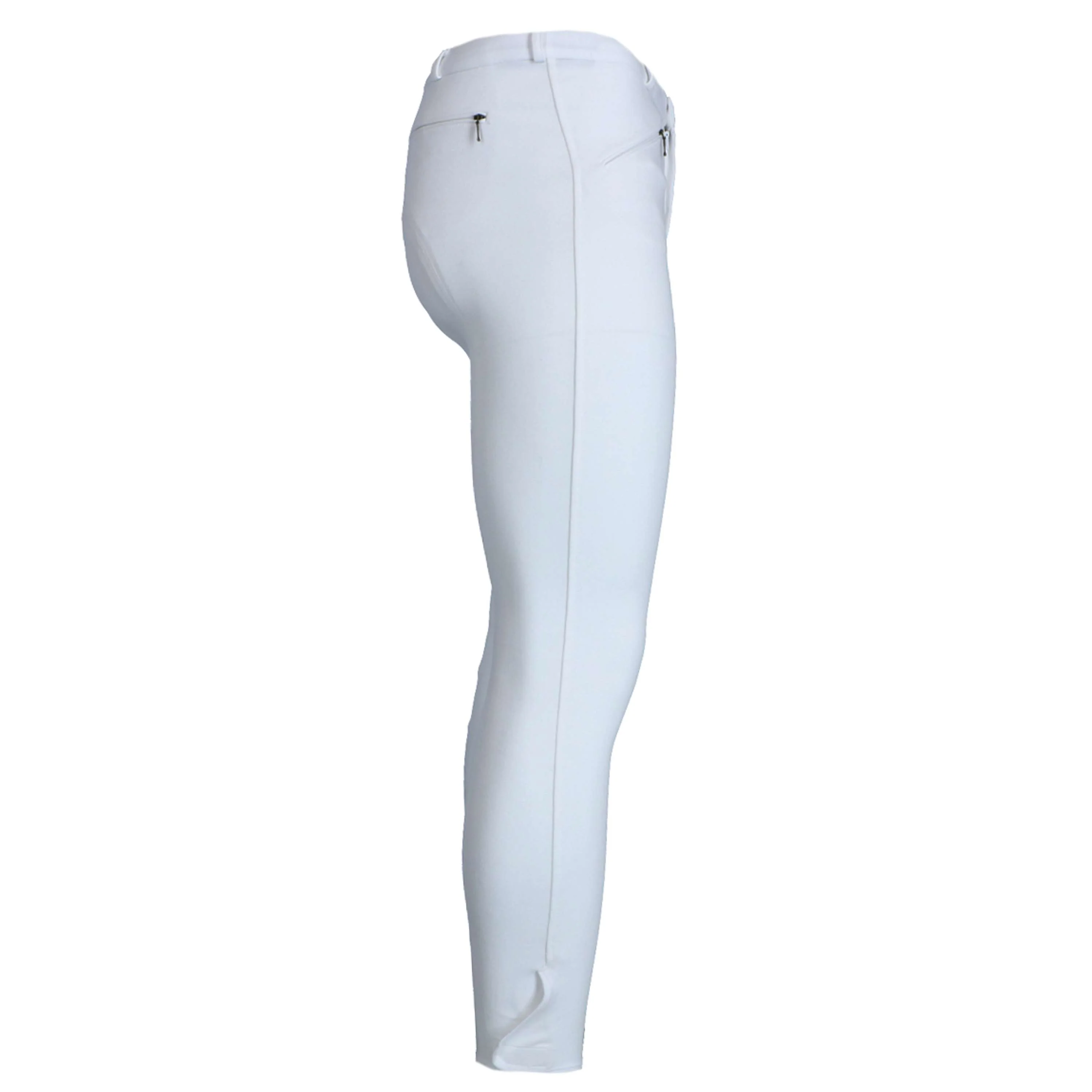 HKM Pantaloni da Equitazione Basic Bianco - Image 4