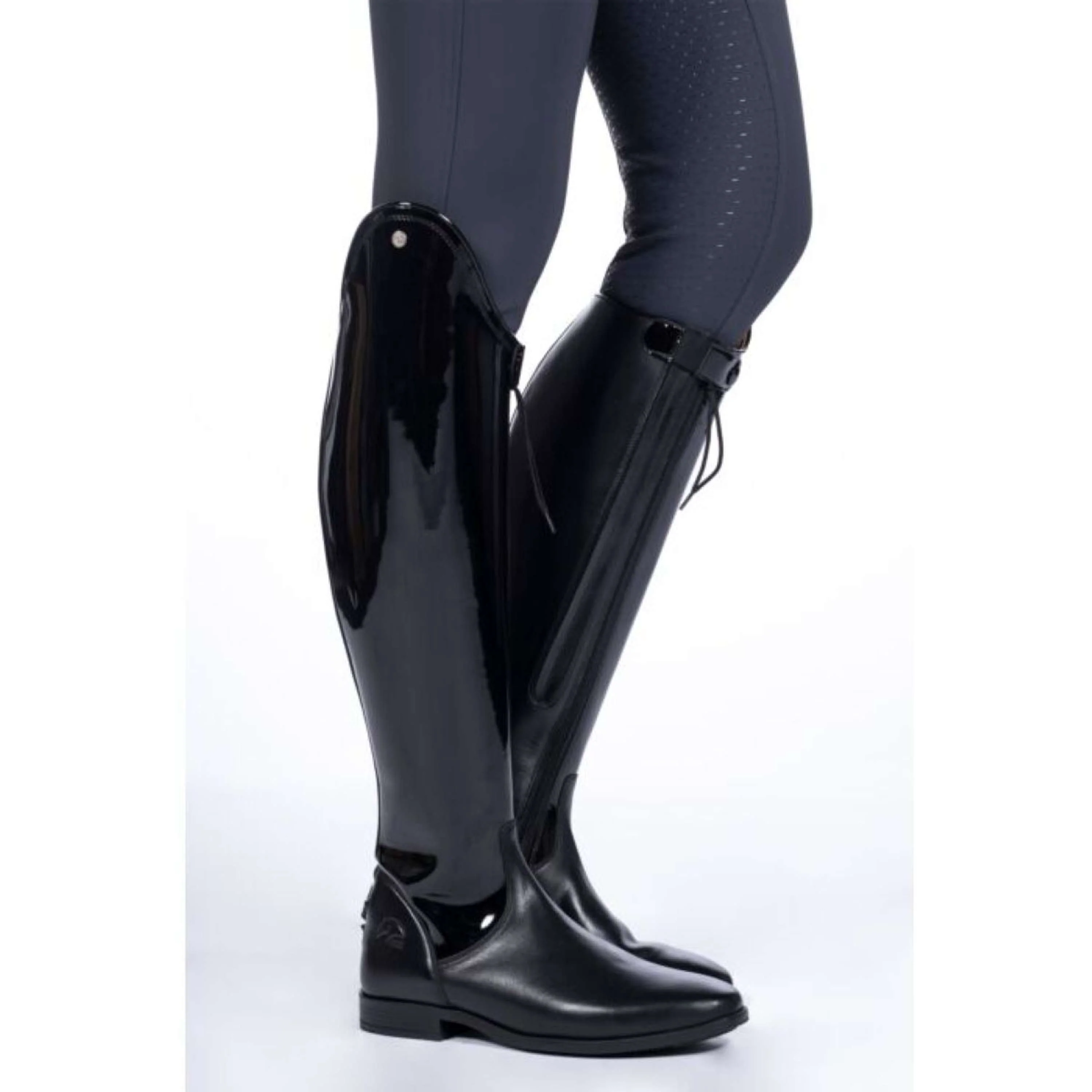 HKM Stivali da Equitazione Lynette Nero
