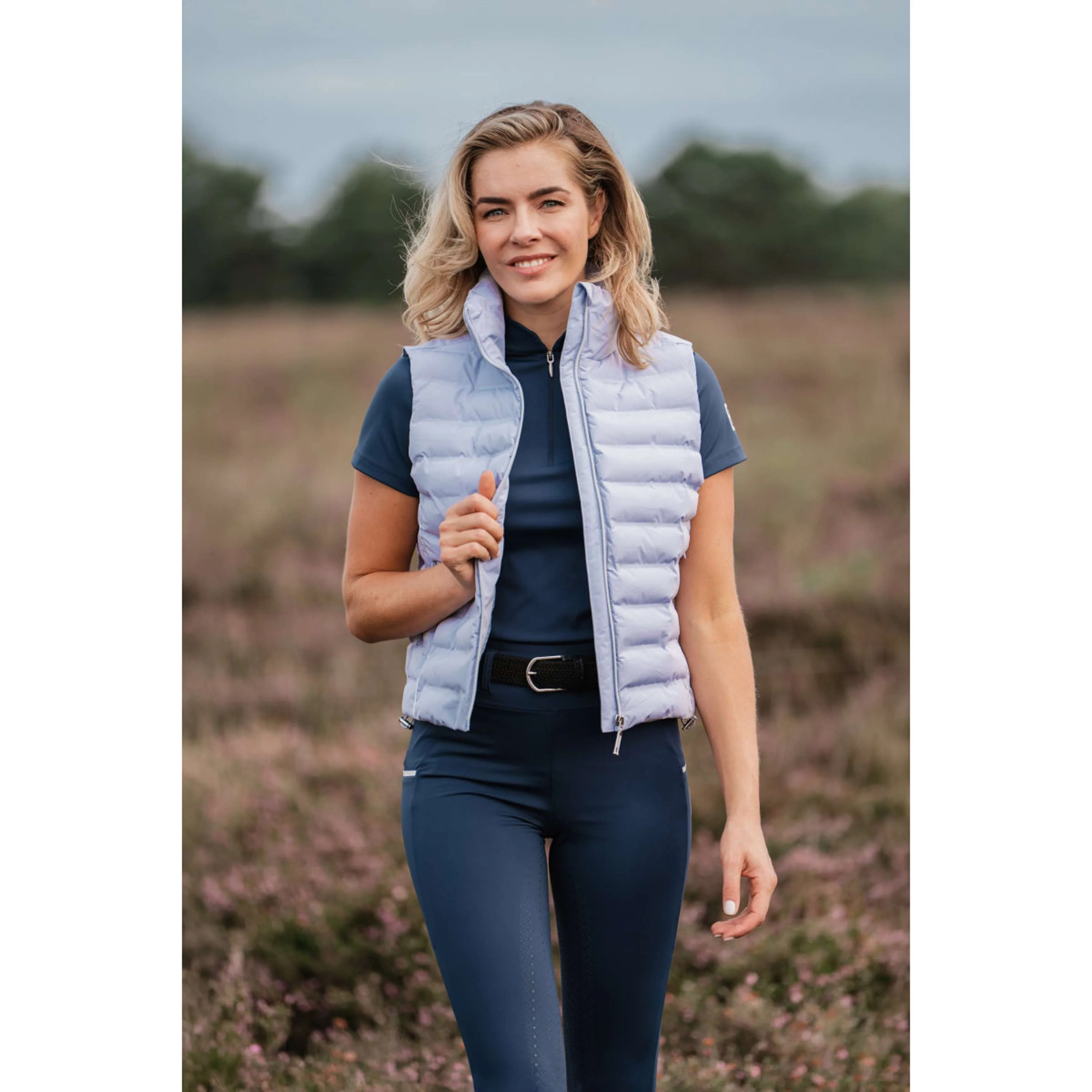 EQPRO Gilet Agatha Lilac Coral - Image 7
