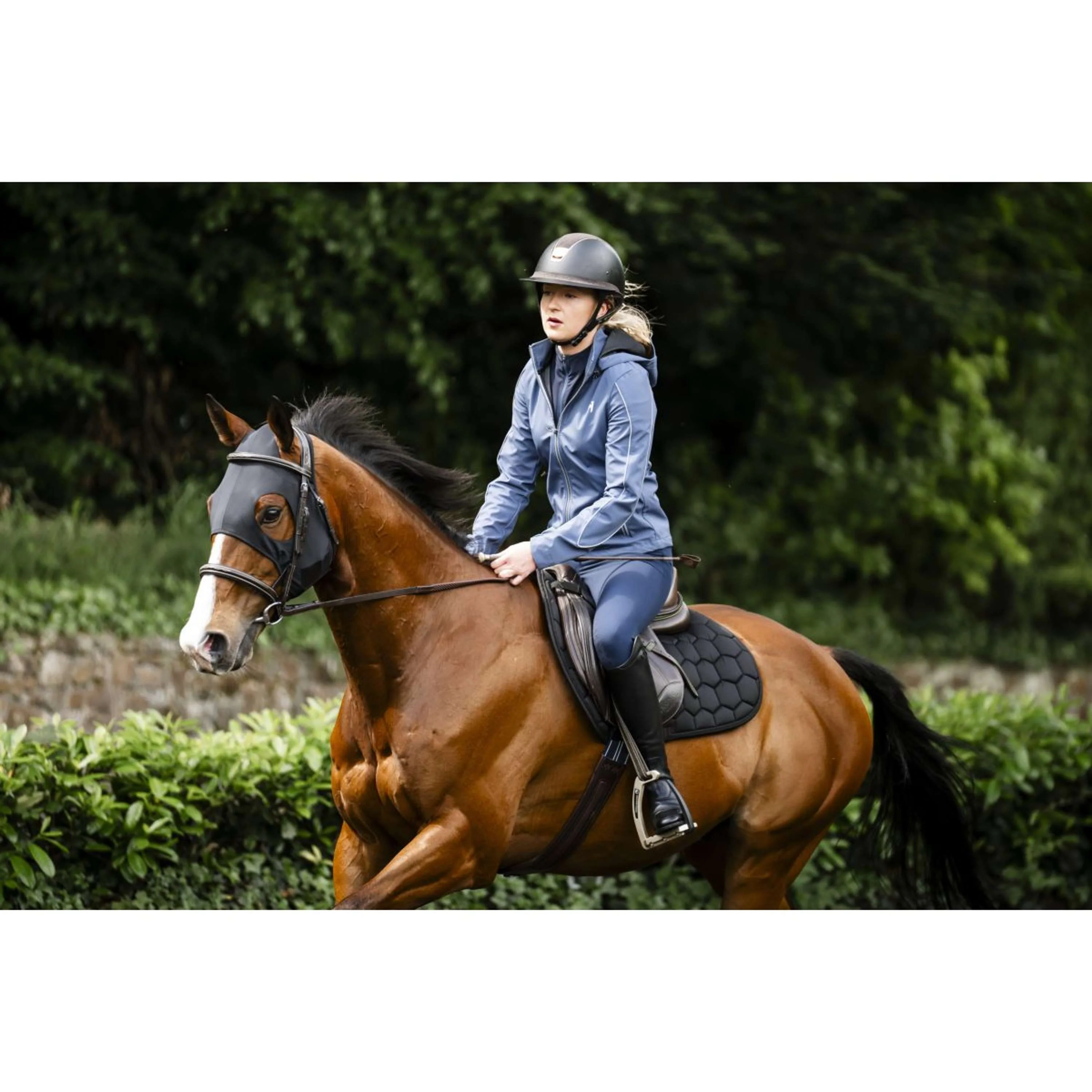 Horseware Calming Face Mask Ionic Nero - Image 5
