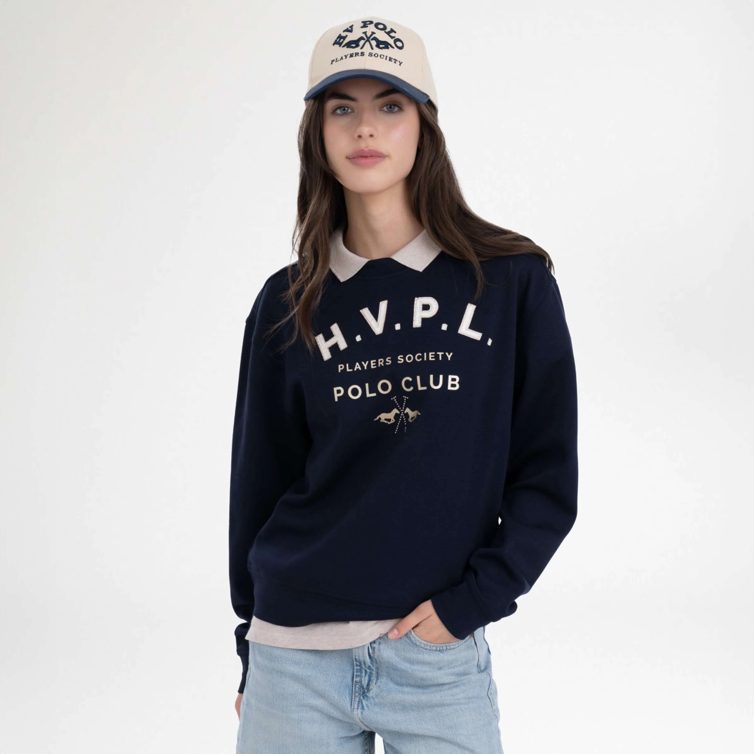 HV Polo Maglione HVPJanice Navy - Image 4