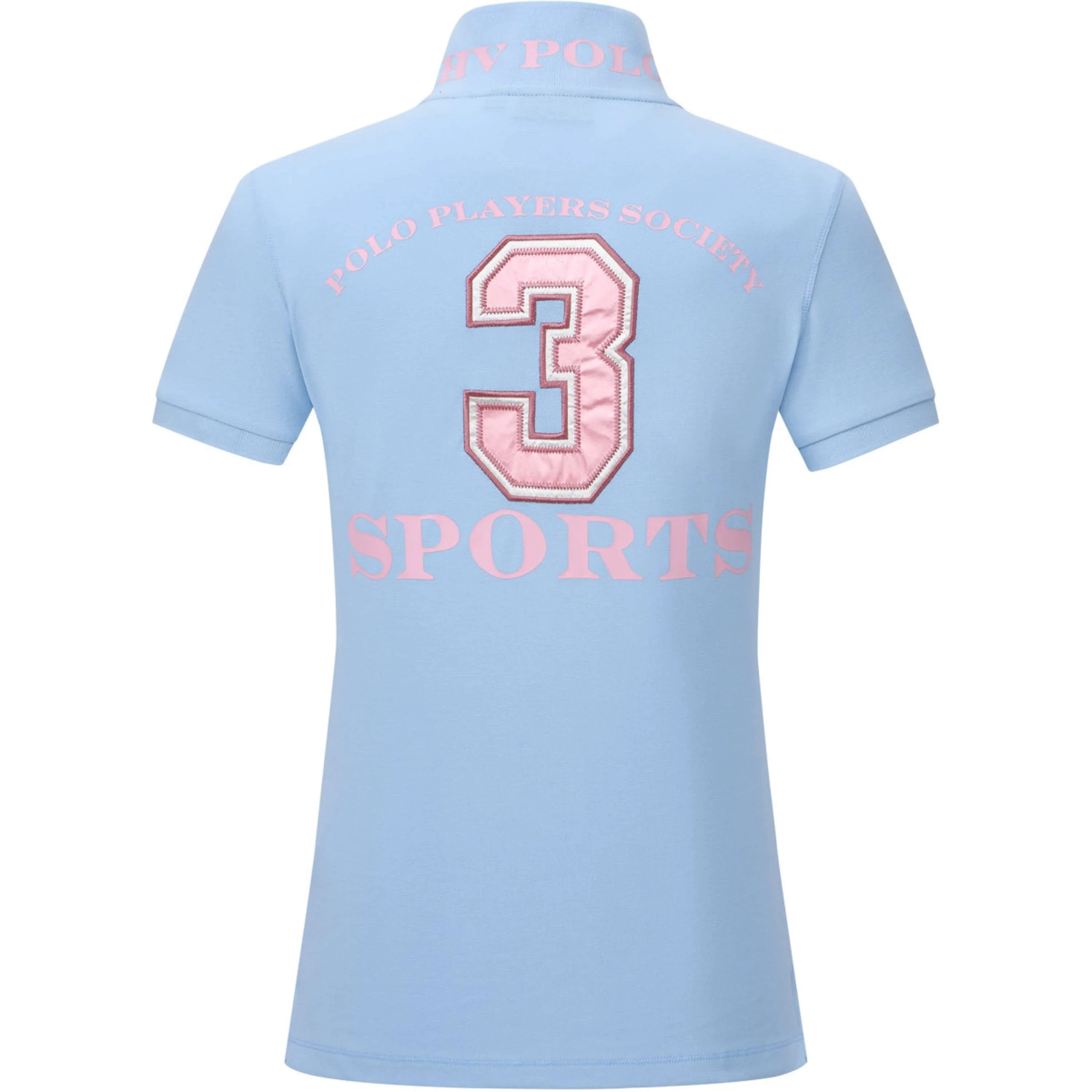 HV Polo Polo Shirt Favouritas EQ Kids Powder Blue - Image 3