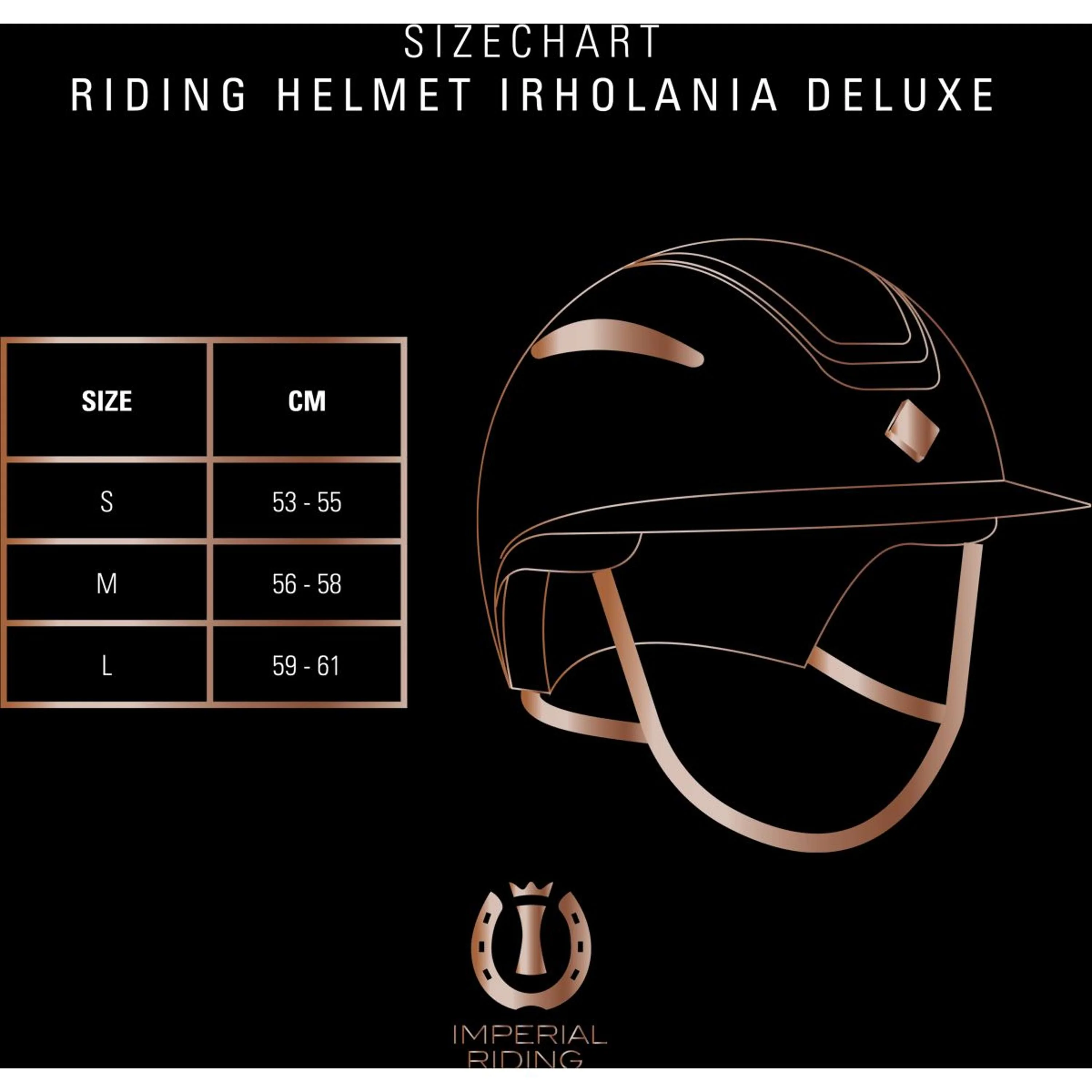 Imperial Riding Casco da equitazione IRHOLania Deluxe Big Visor Marrone - Image 2