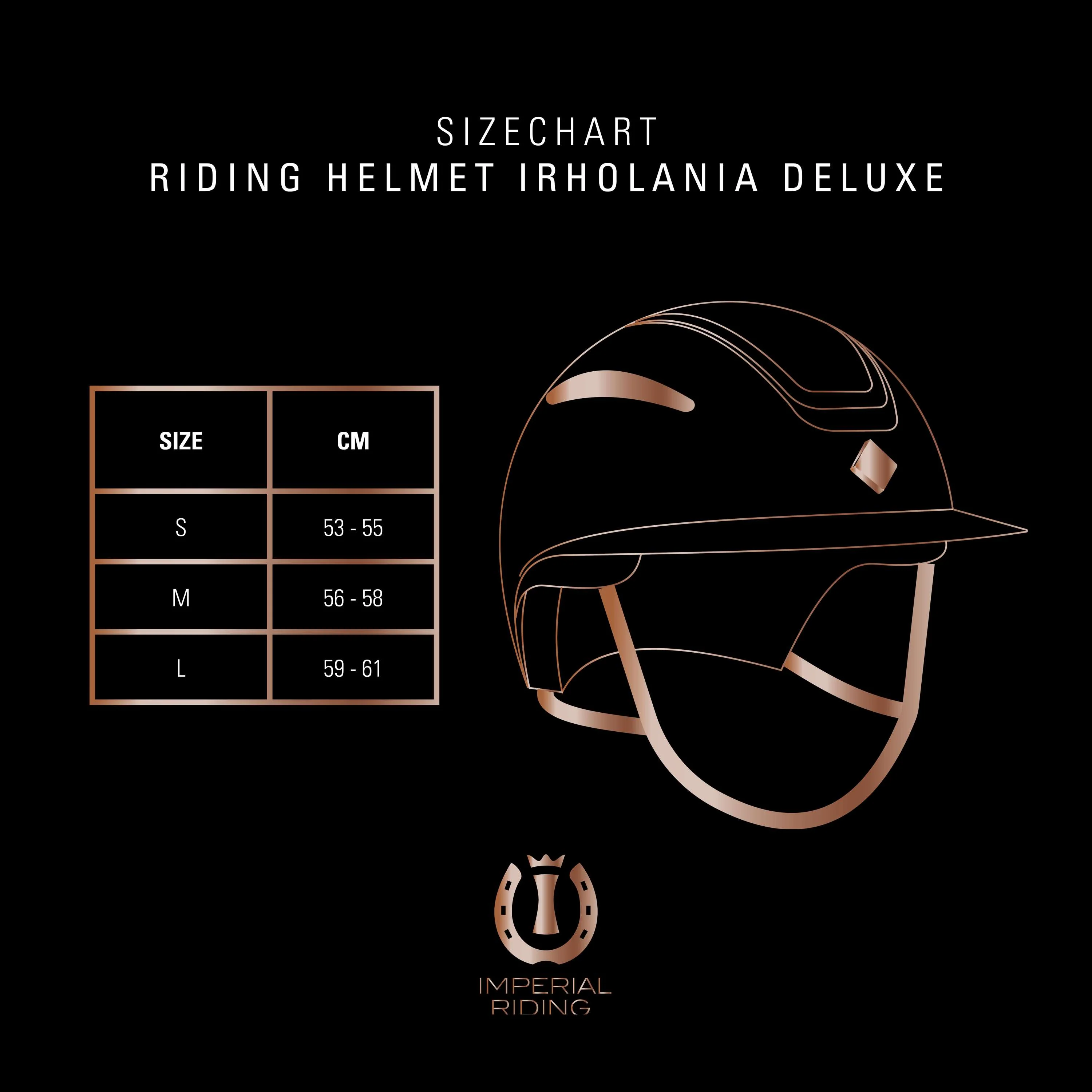 Imperial Riding Casco da equitazione IRHOlania Deluxe Big Visor Nero - Image 3