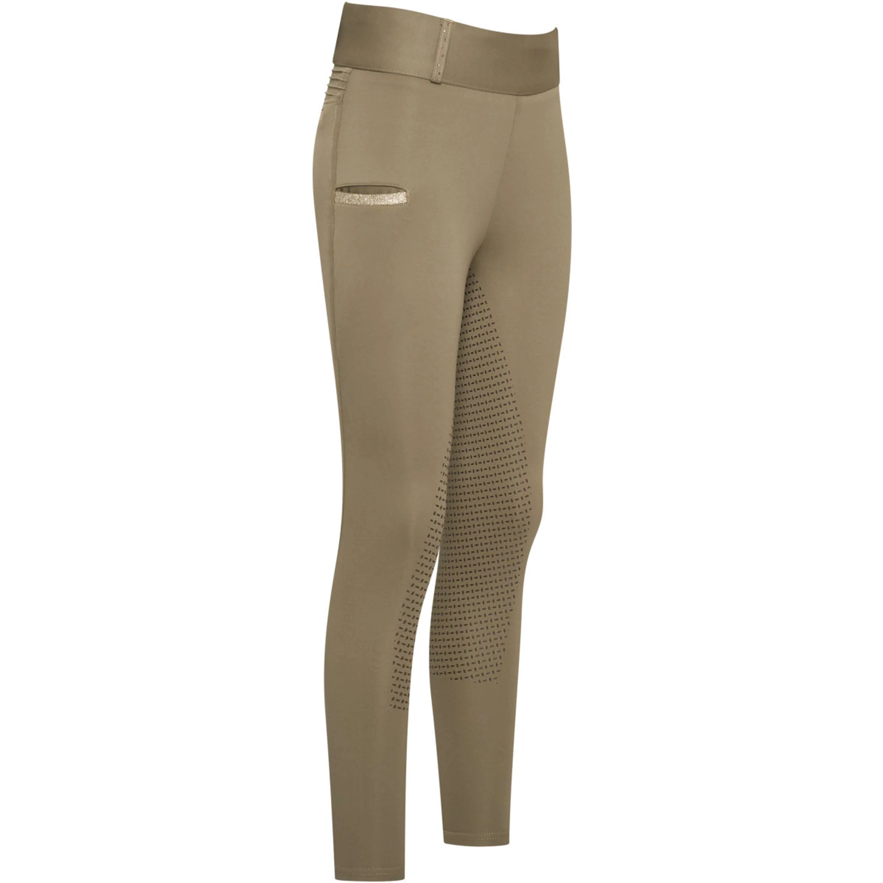 Imperial Riding Leggings da Equitazione IRHComfi Sparks Full Grip Oliva chiaro