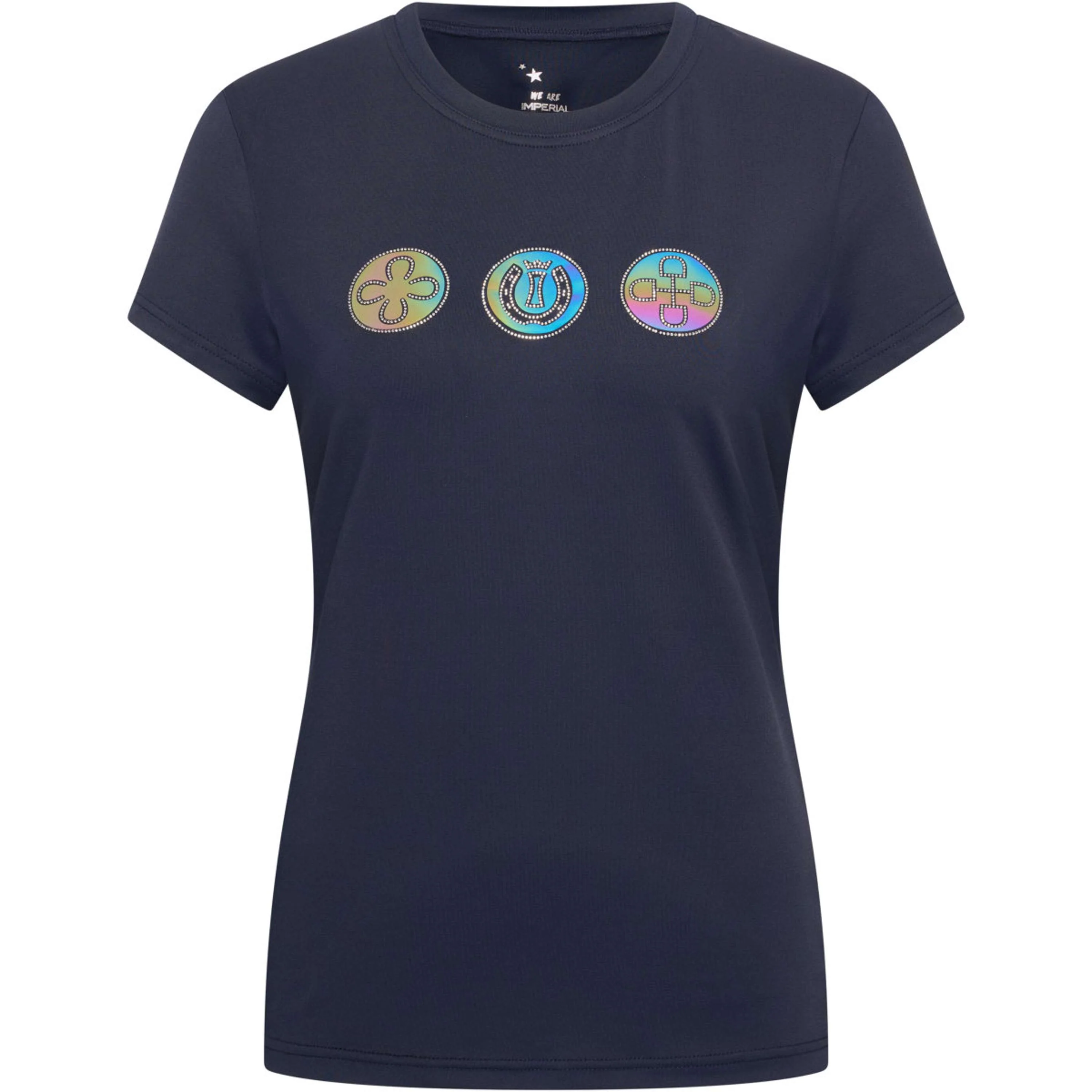 Imperial Riding Maglietta IRHHolographics Navy