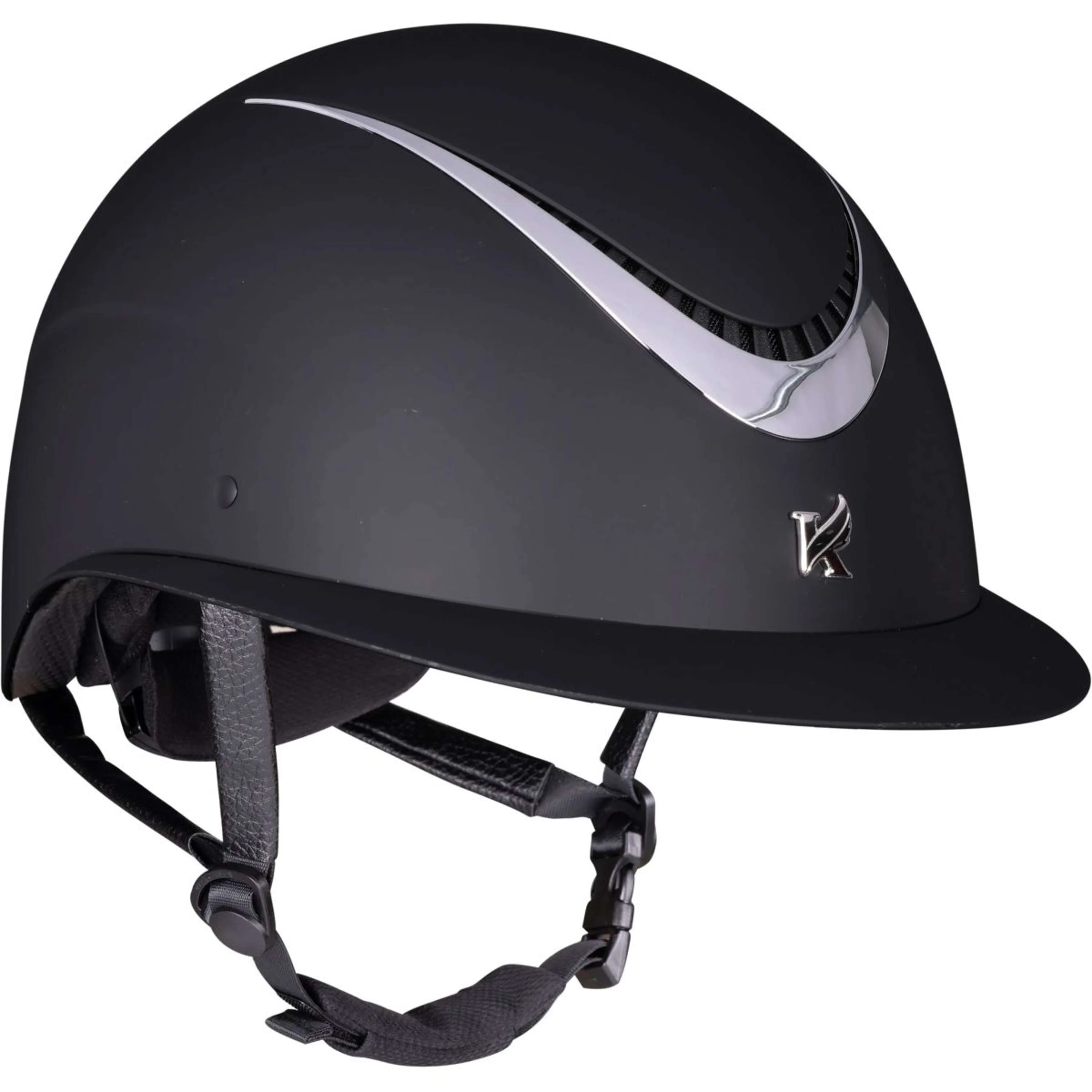 Karben by Shires Casco da equitazione Elisa Ellipse Nero Argento - Image 2