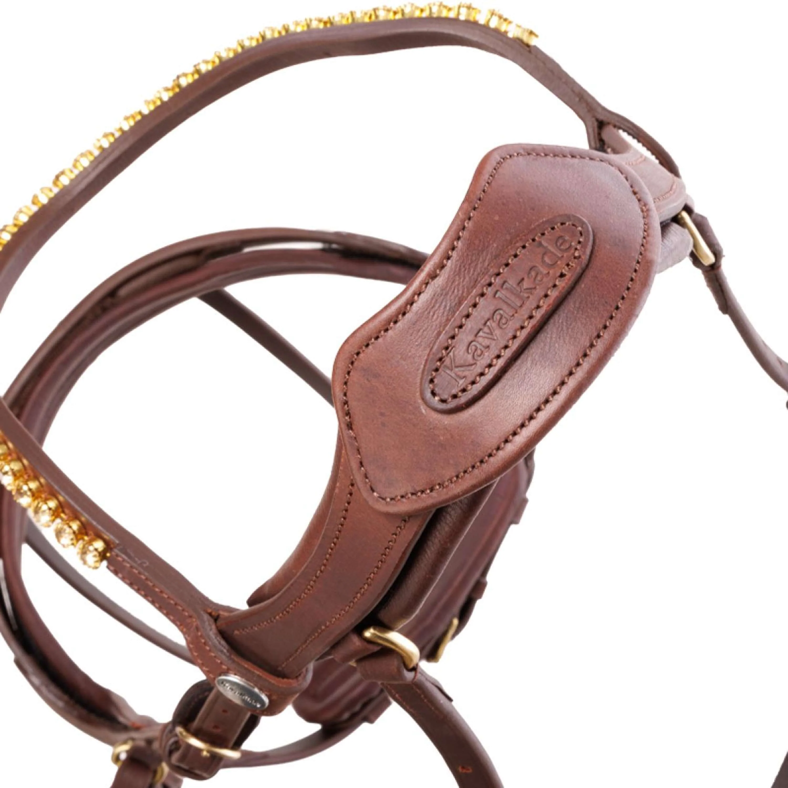 Kavalkade Briglia Caliano Marrone/Ottone - Image 2