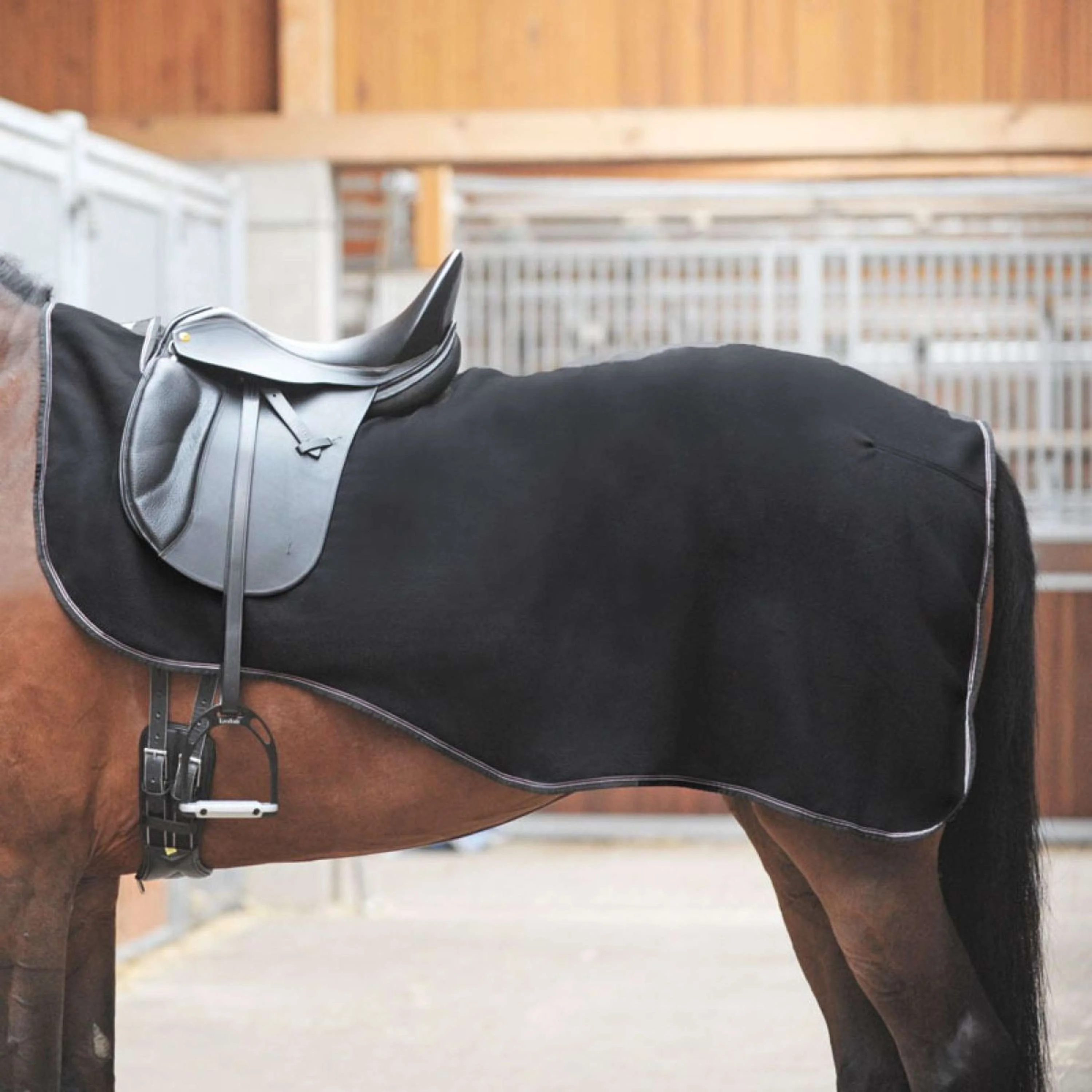 Kavalkade Coperta da esercizio Work Fleece Nero
