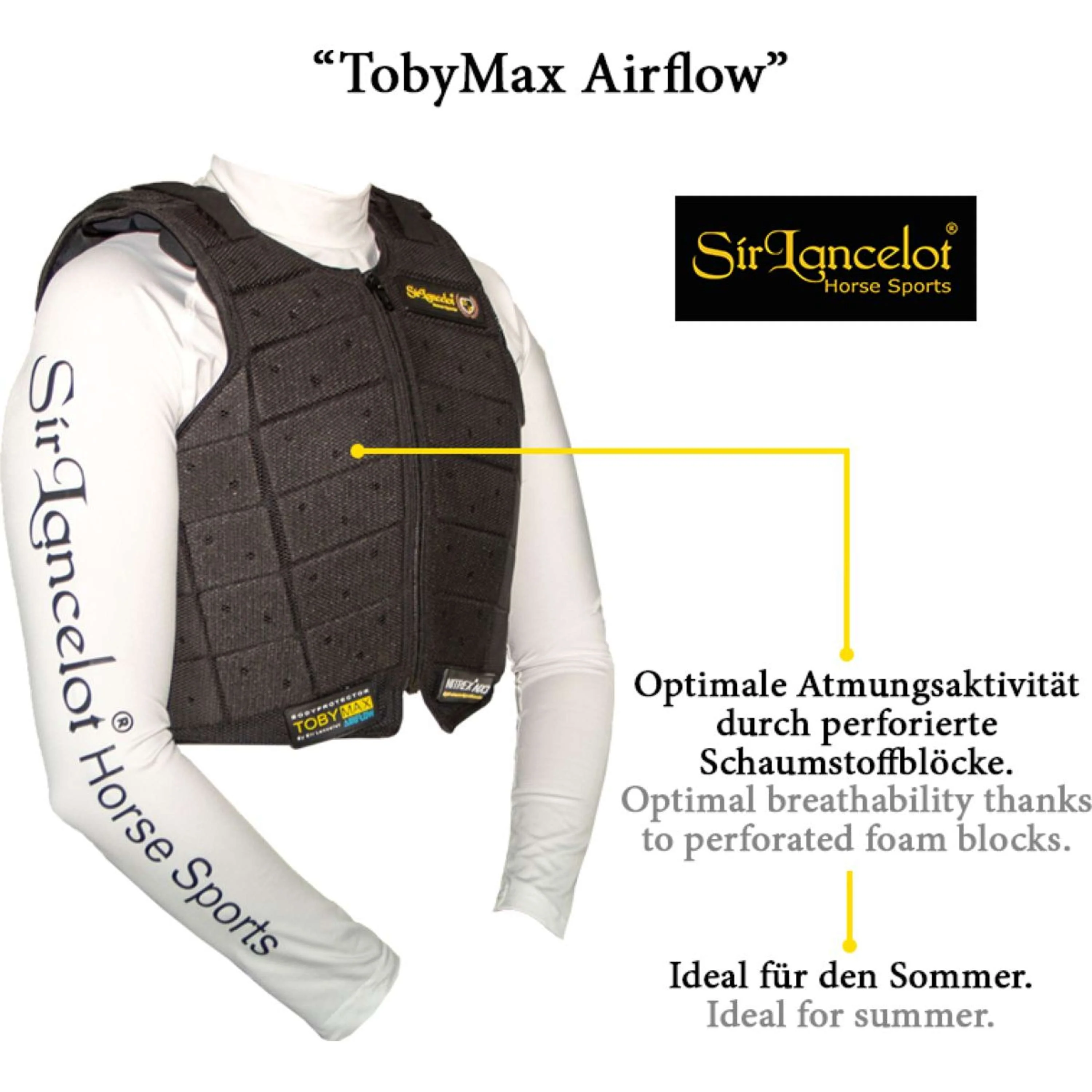 Kavalkade Corpetto protettivo Toby Max Airflow Summer Nero - Image 2