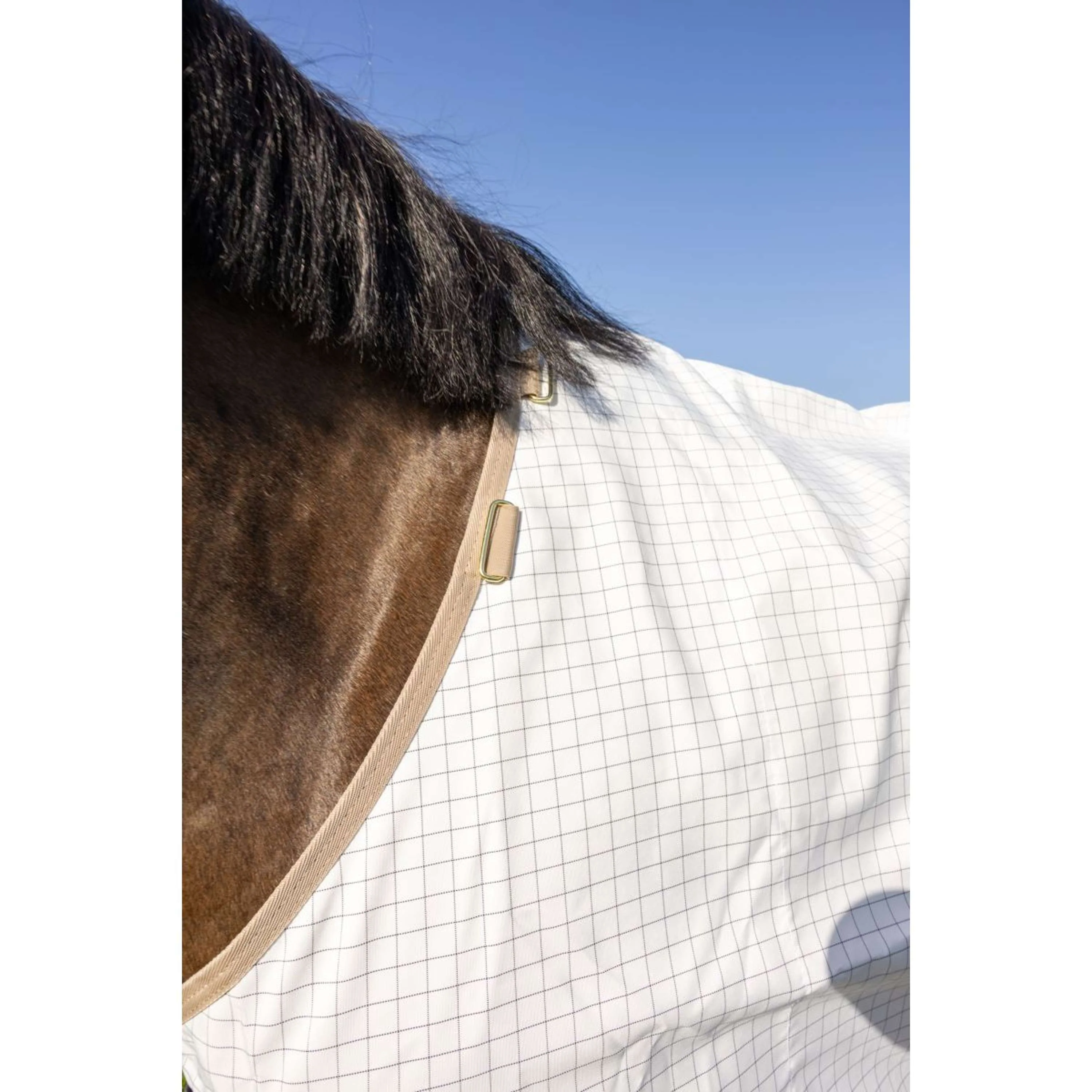 Kentucky Coperta Estiva Sweet Itch Comfort Bianco/Beige - Image 10