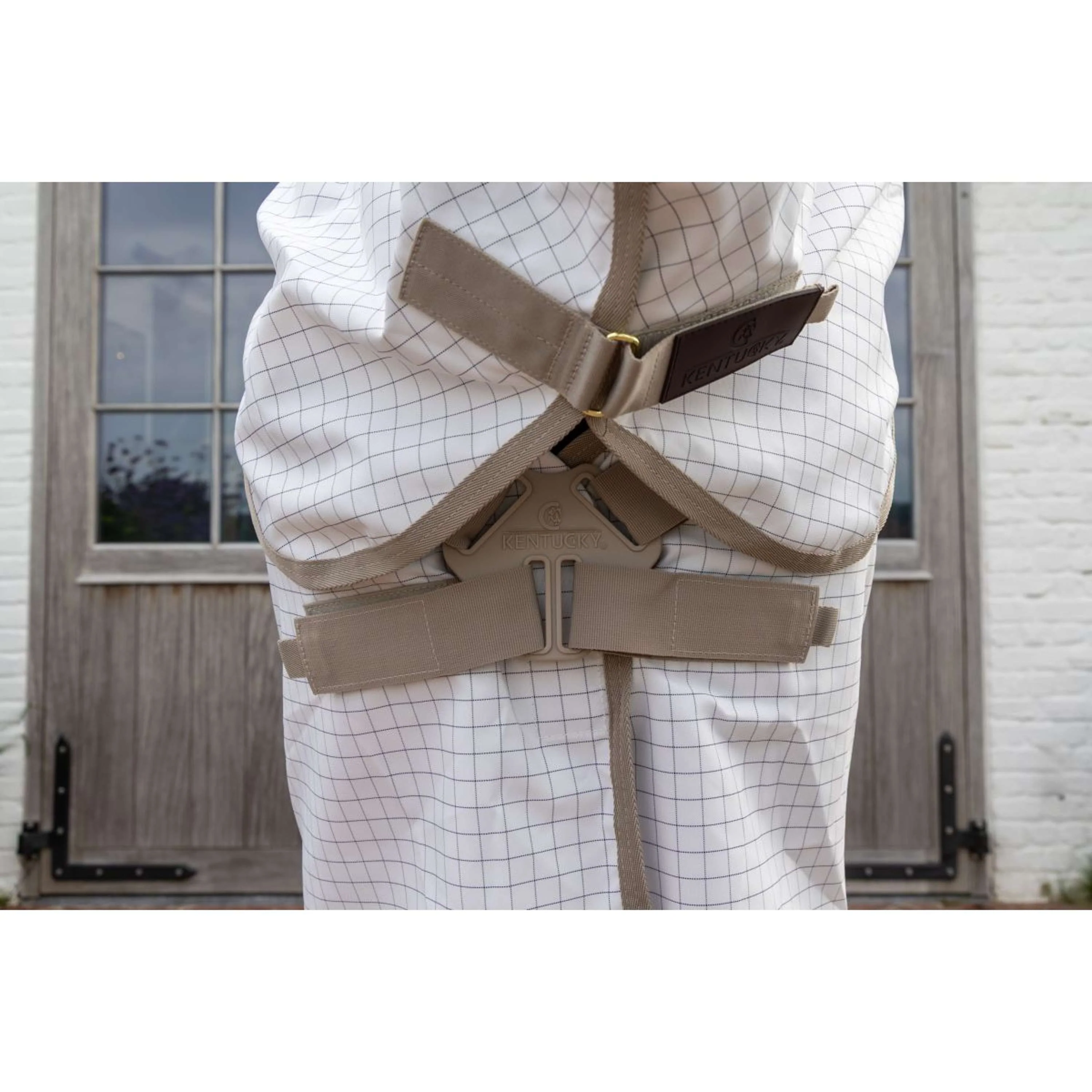 Kentucky Coperta Estiva Sweet Itch Comfort Bianco/Beige - Image 4