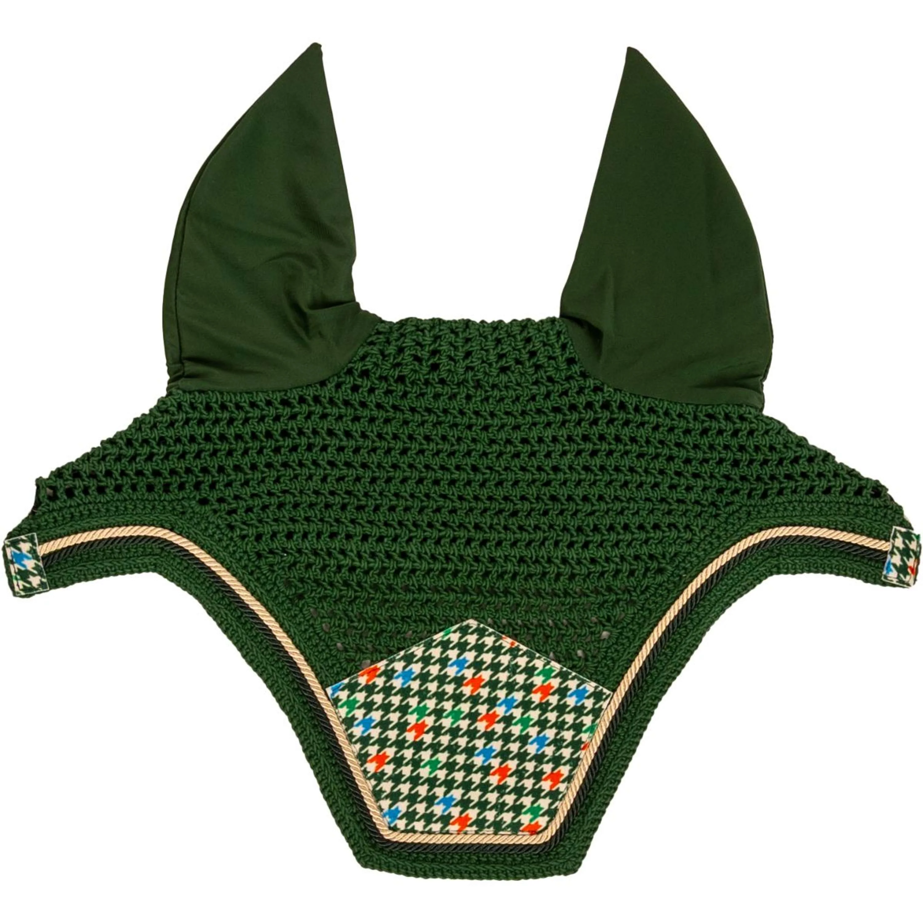 Kentucky Cuffietta Wellington Velvet Pied De Poule Verde scuro