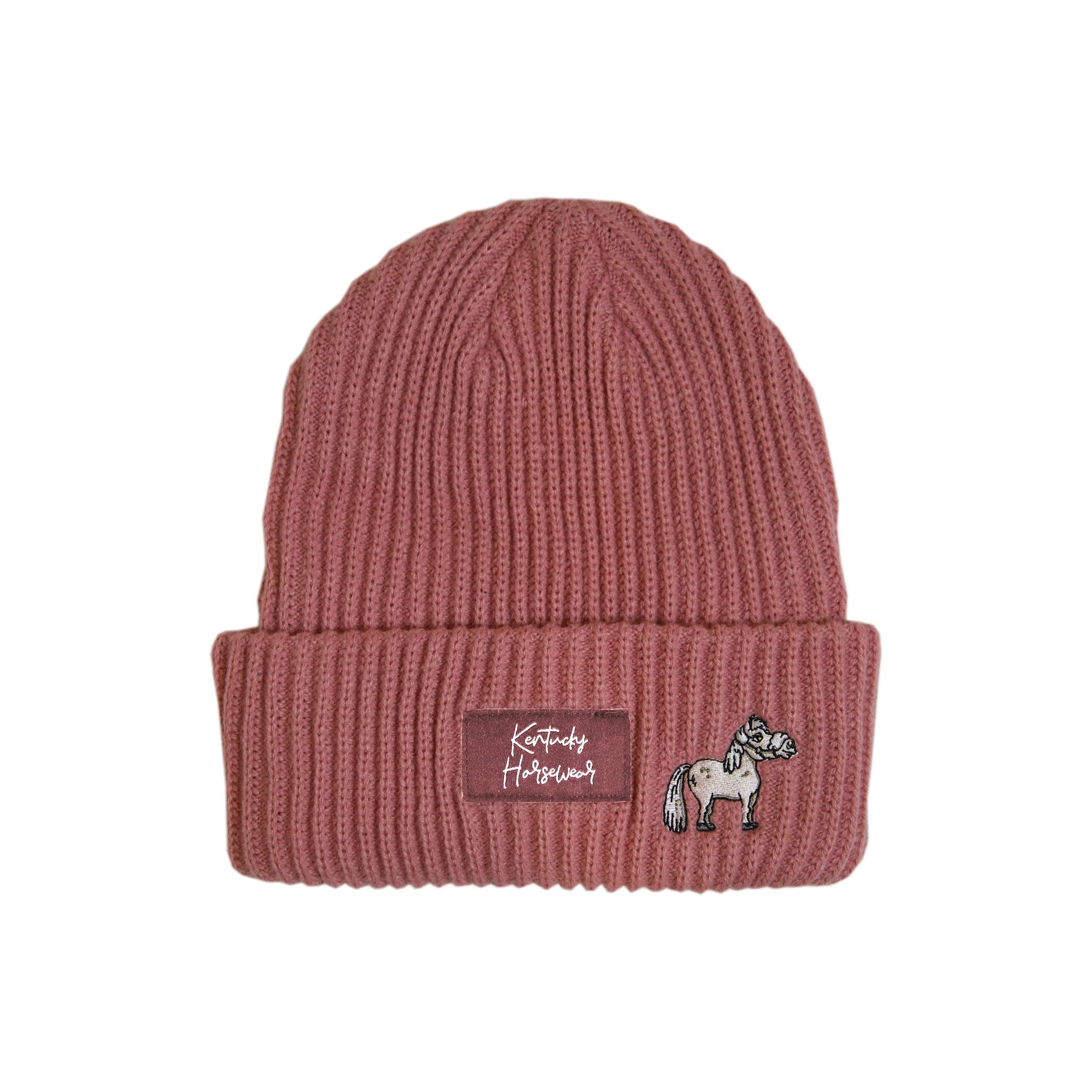 Kentucky Horsewear Berretto Beanie Sammy Rosa antico - Image 2
