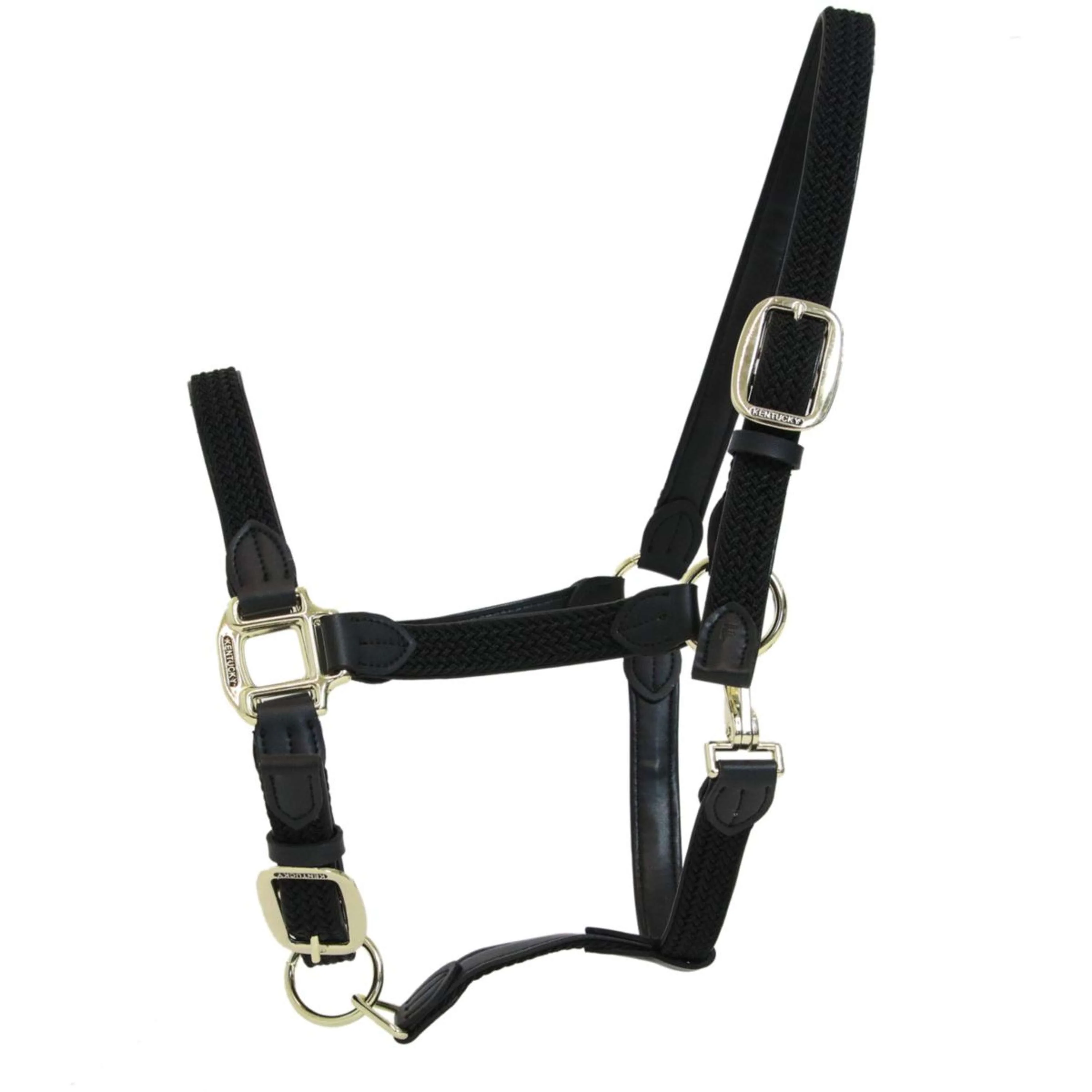 Kentucky Horsewear Cavezza Nylon intrecciato Nero