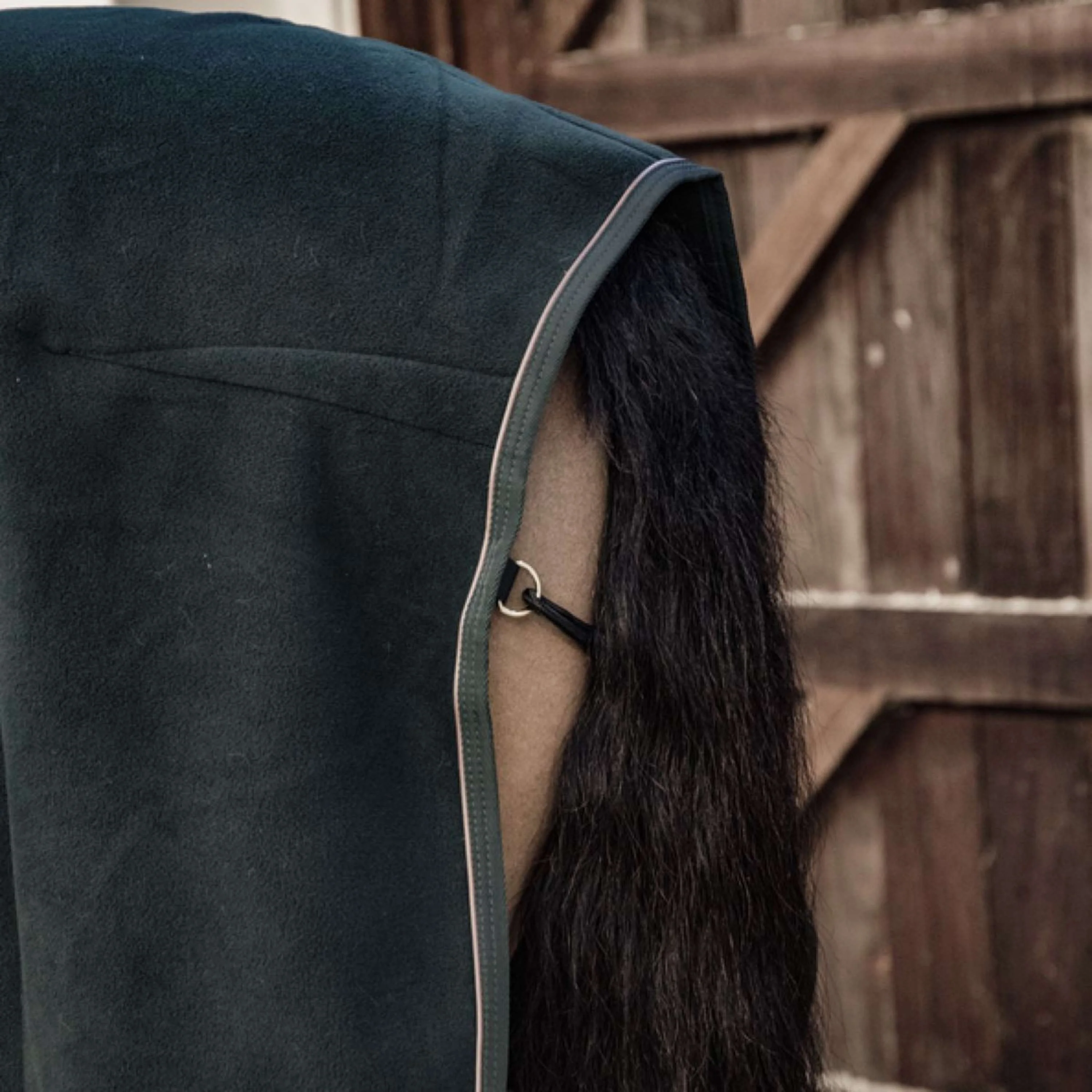 Kentucky Horsewear Coperta antisudore Show Fleece Heavy Verde - Image 3