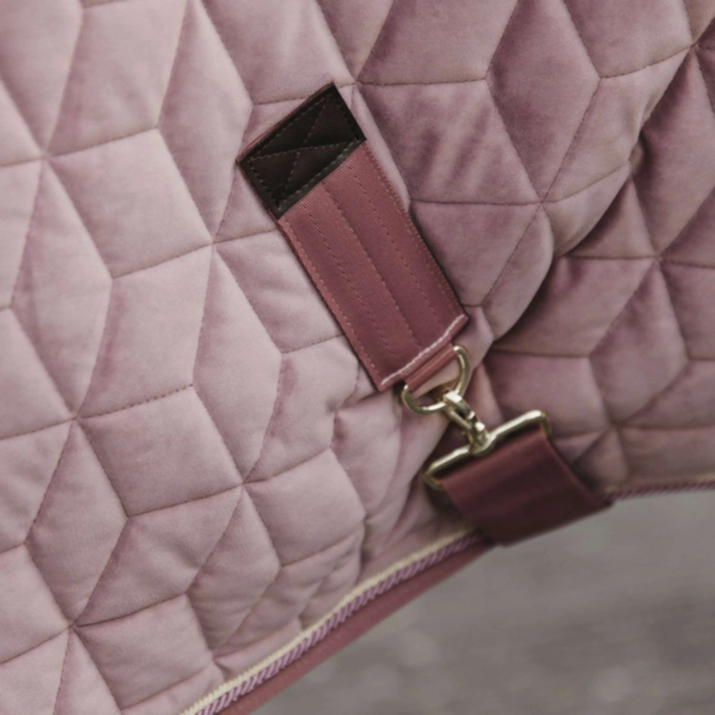 Kentucky Horsewear Coperta da esposizione Velvet Rosa antico - Image 2