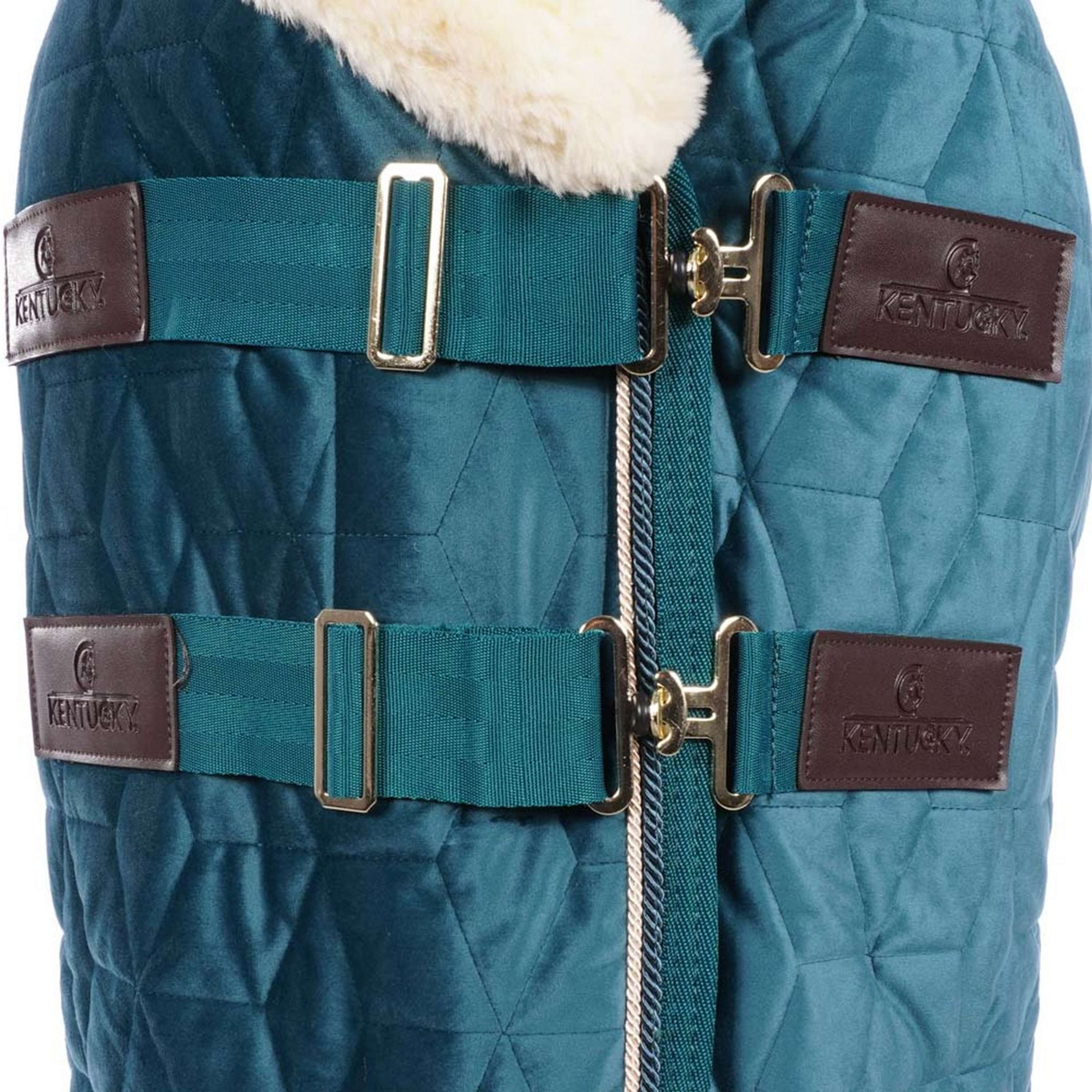 Kentucky Horsewear Coperta da esposizione Velvet Smeraldo - Image 4