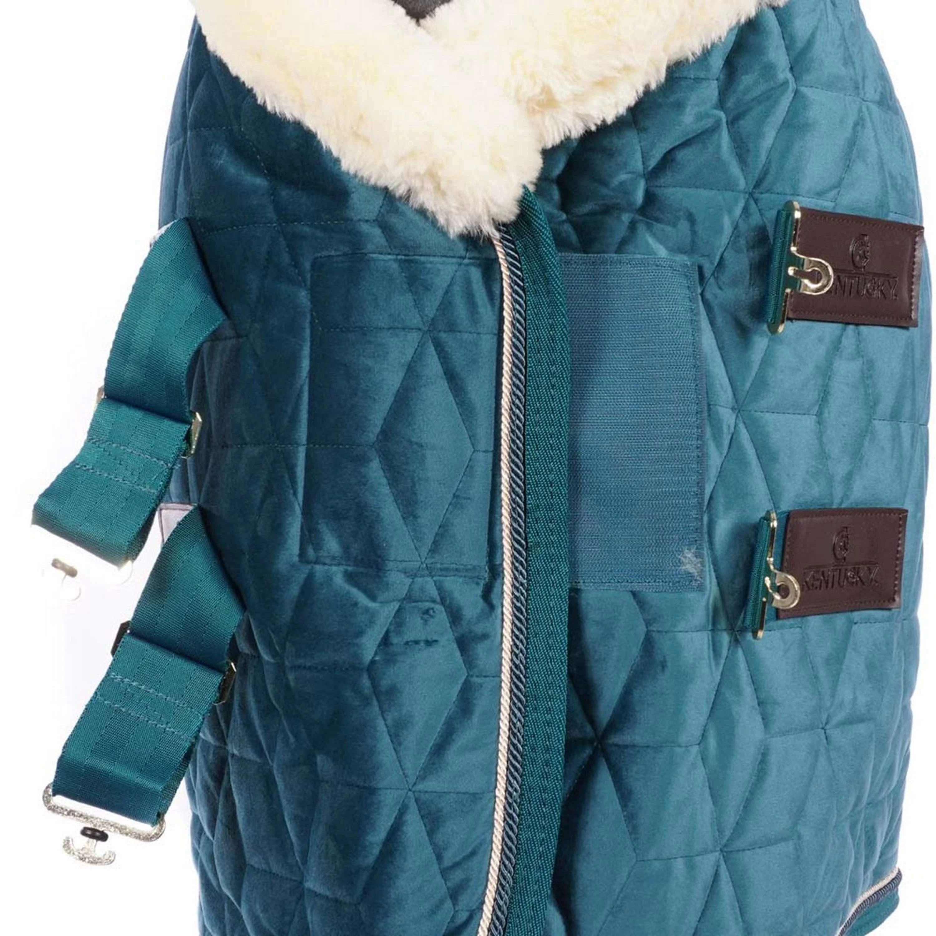 Kentucky Horsewear Coperta da esposizione Velvet Smeraldo - Image 5