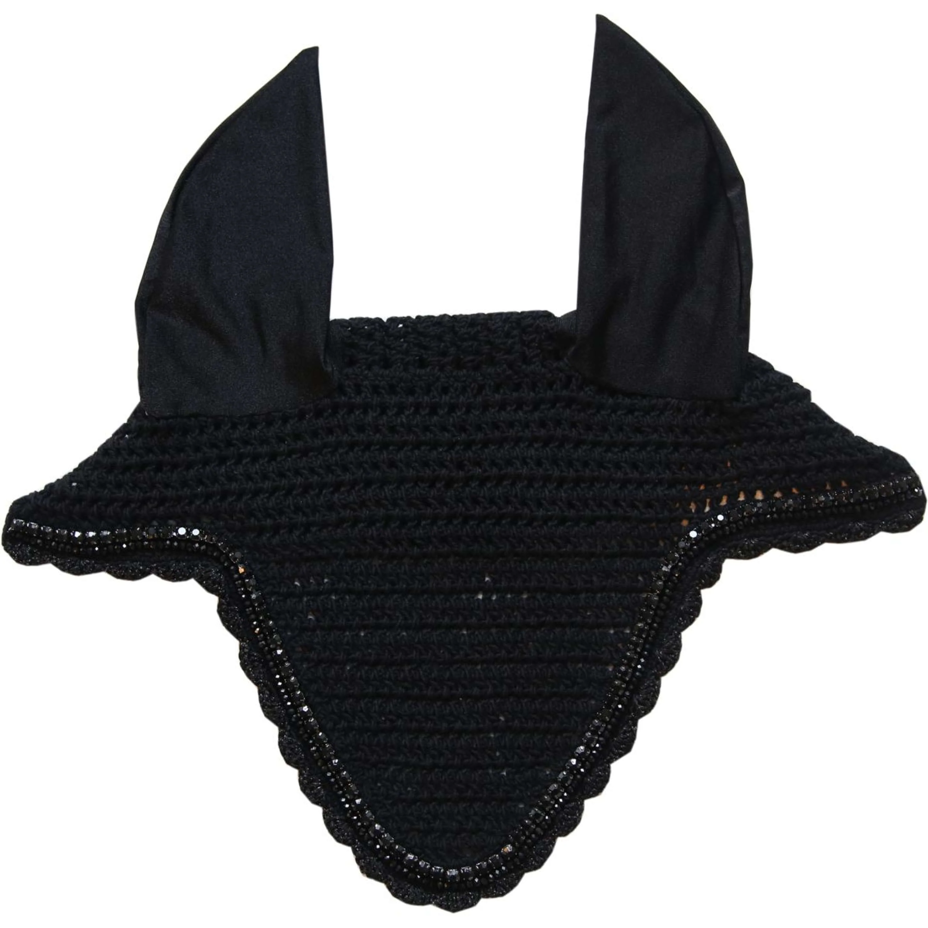 Kentucky Horsewear Copriorecchie Long Stone & Pearl Nero - Image 2