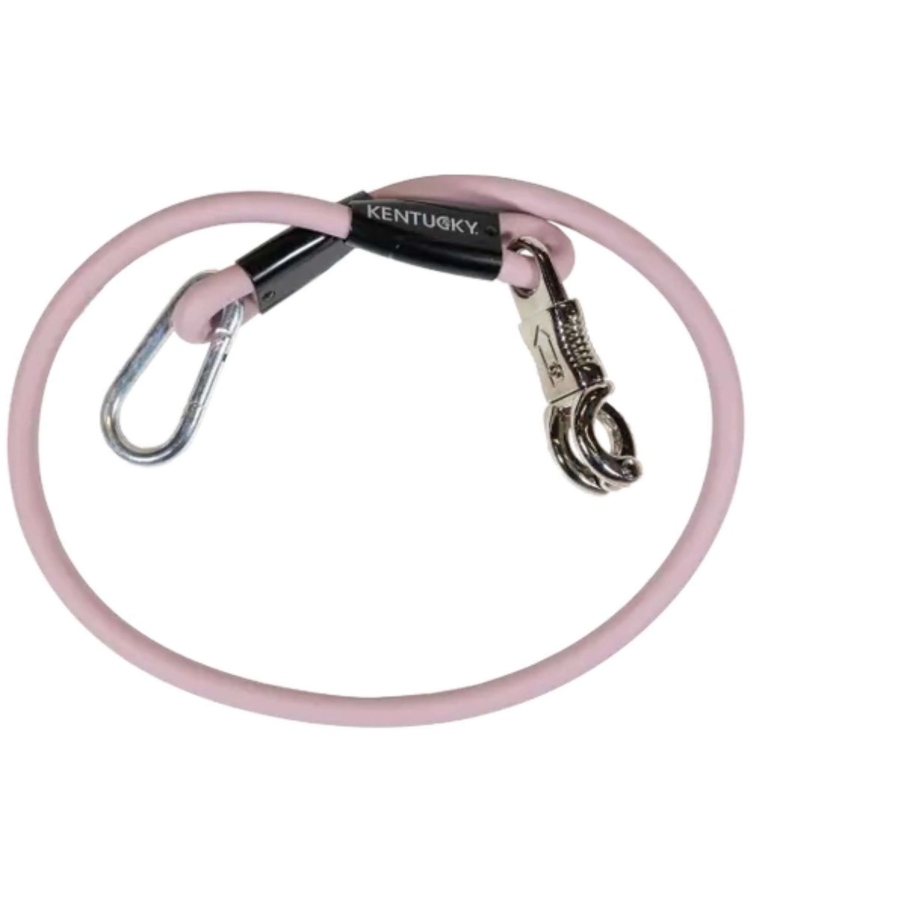 Kentucky Horsewear Corda di fissaggio Silicone Rosa antico