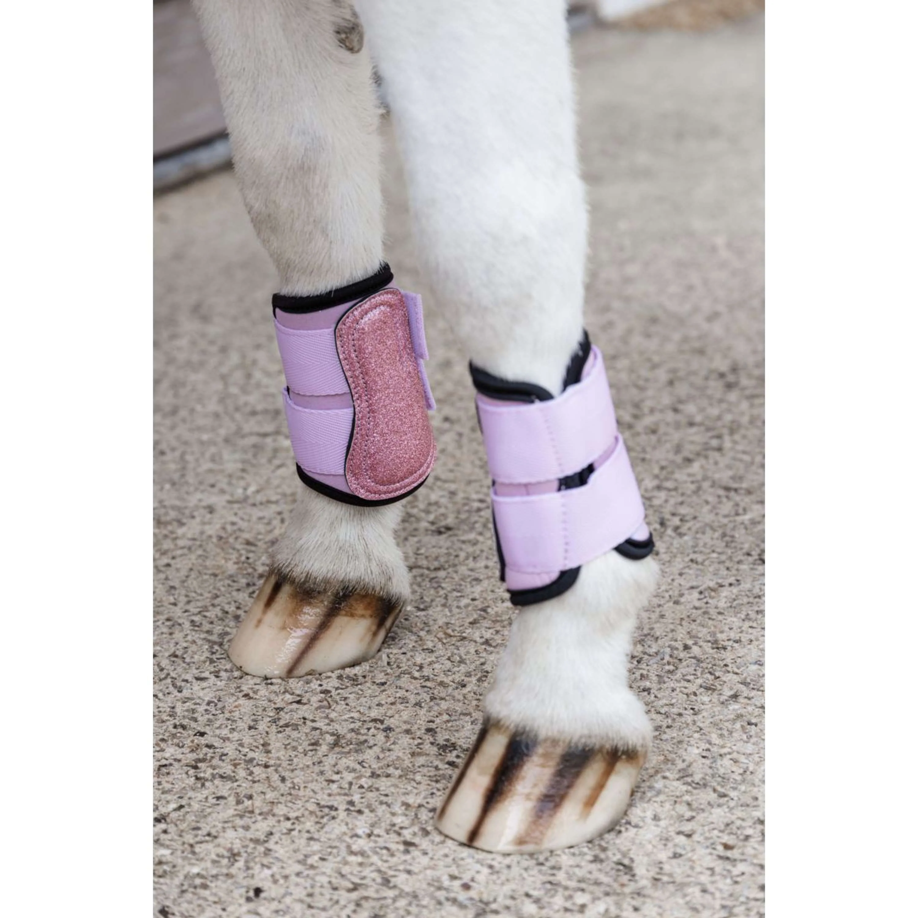 Kentucky Horsewear Parastinchi Glitter Unicorn Rosa antico - Image 2