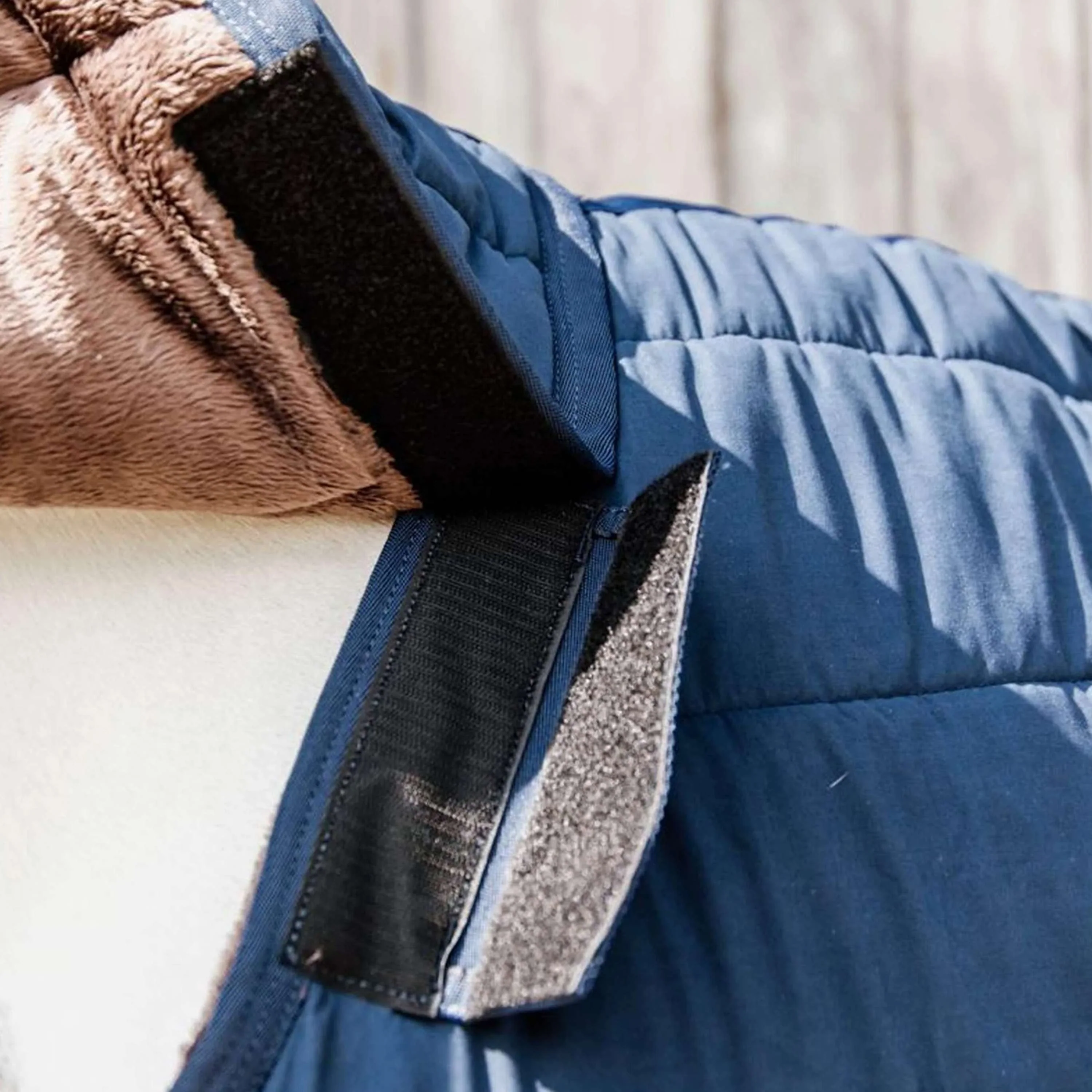 Kentucky Horsewear Sottocoperta Skin Friendly Neck 150g Navy - Image 7