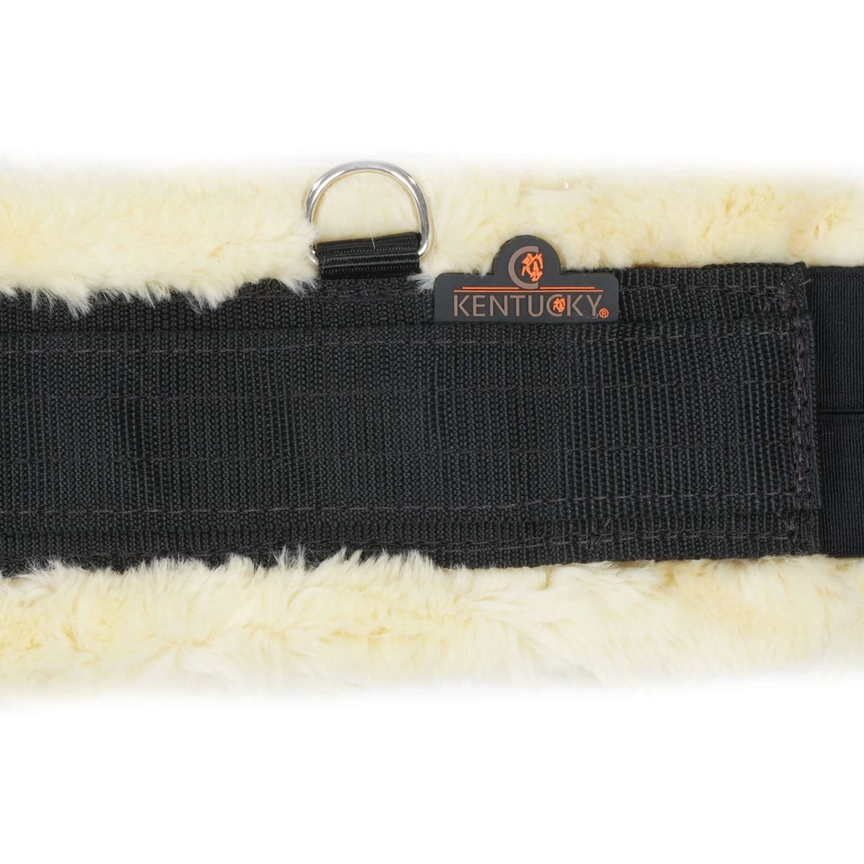 Kentucky Horsewear Sottopancia Polivalente Sheepskin Nero/Naturale - Image 6