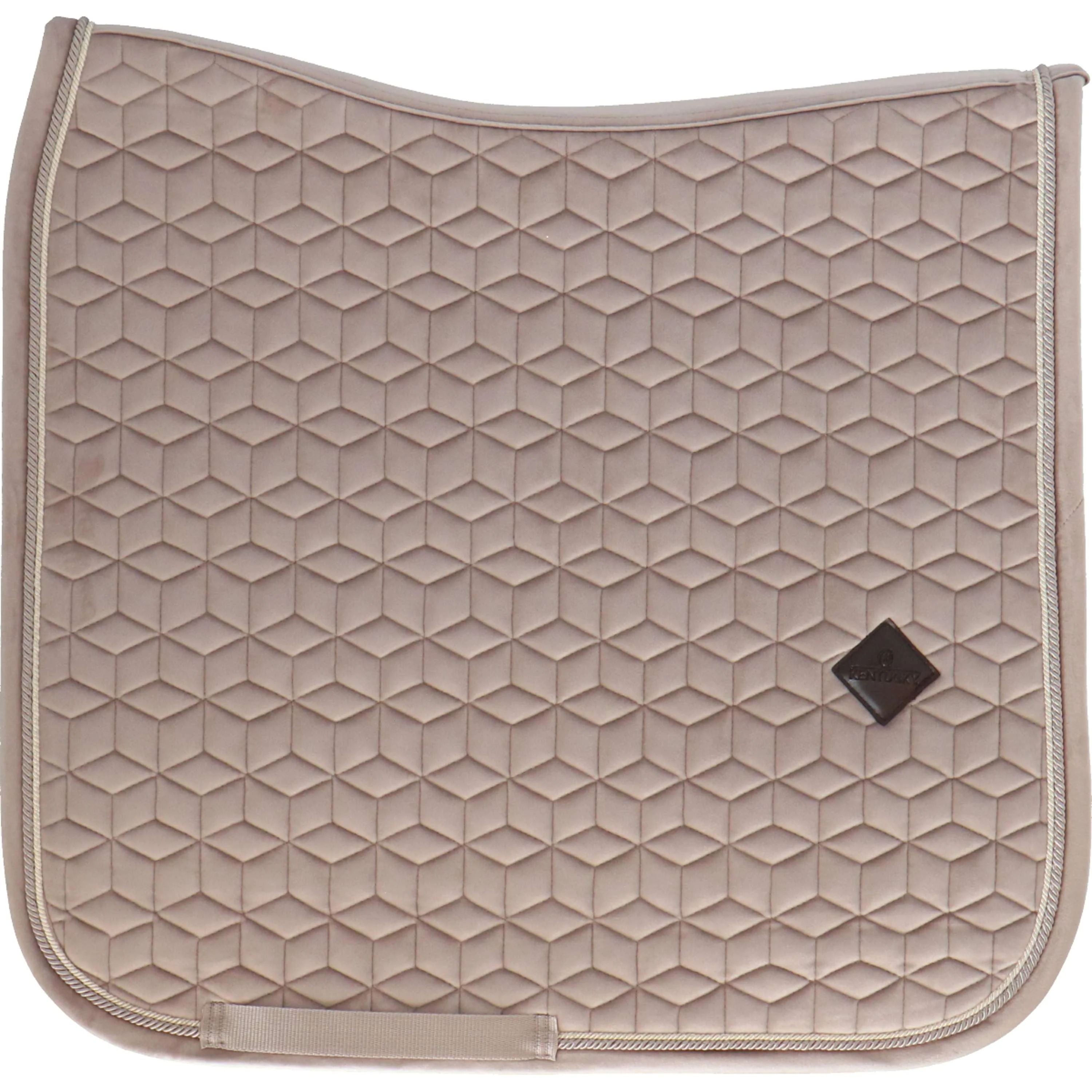 Kentucky Horsewear Sottosella Basic Velvet Dressage Beige - Image 2